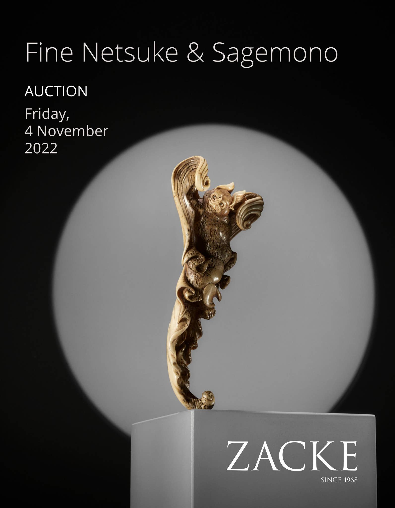 Fine Netsuke & Sagemono Auction - Friday, 4 November 2022 by