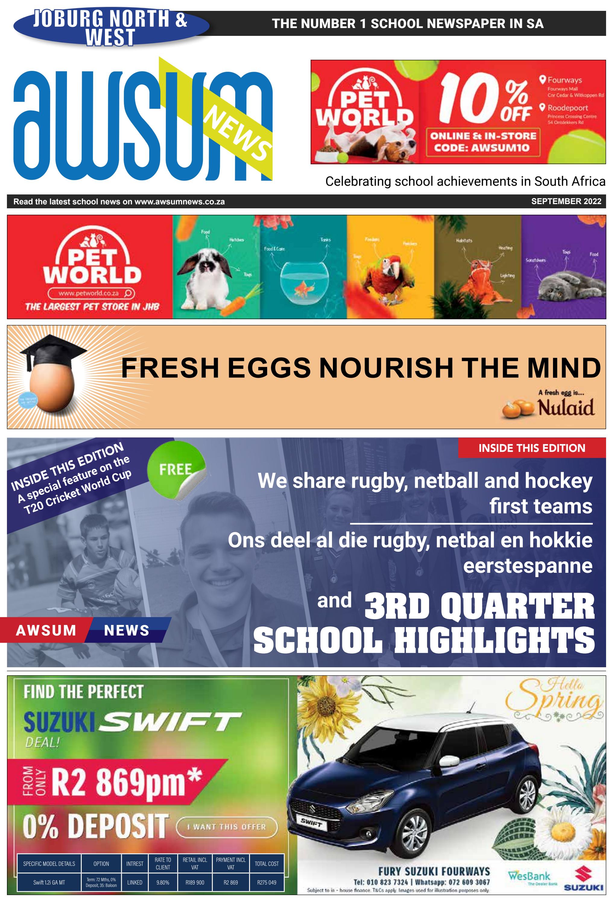 AWSUM JHB North & West Rand - September 2022 edition by AWSUM News - Issuu