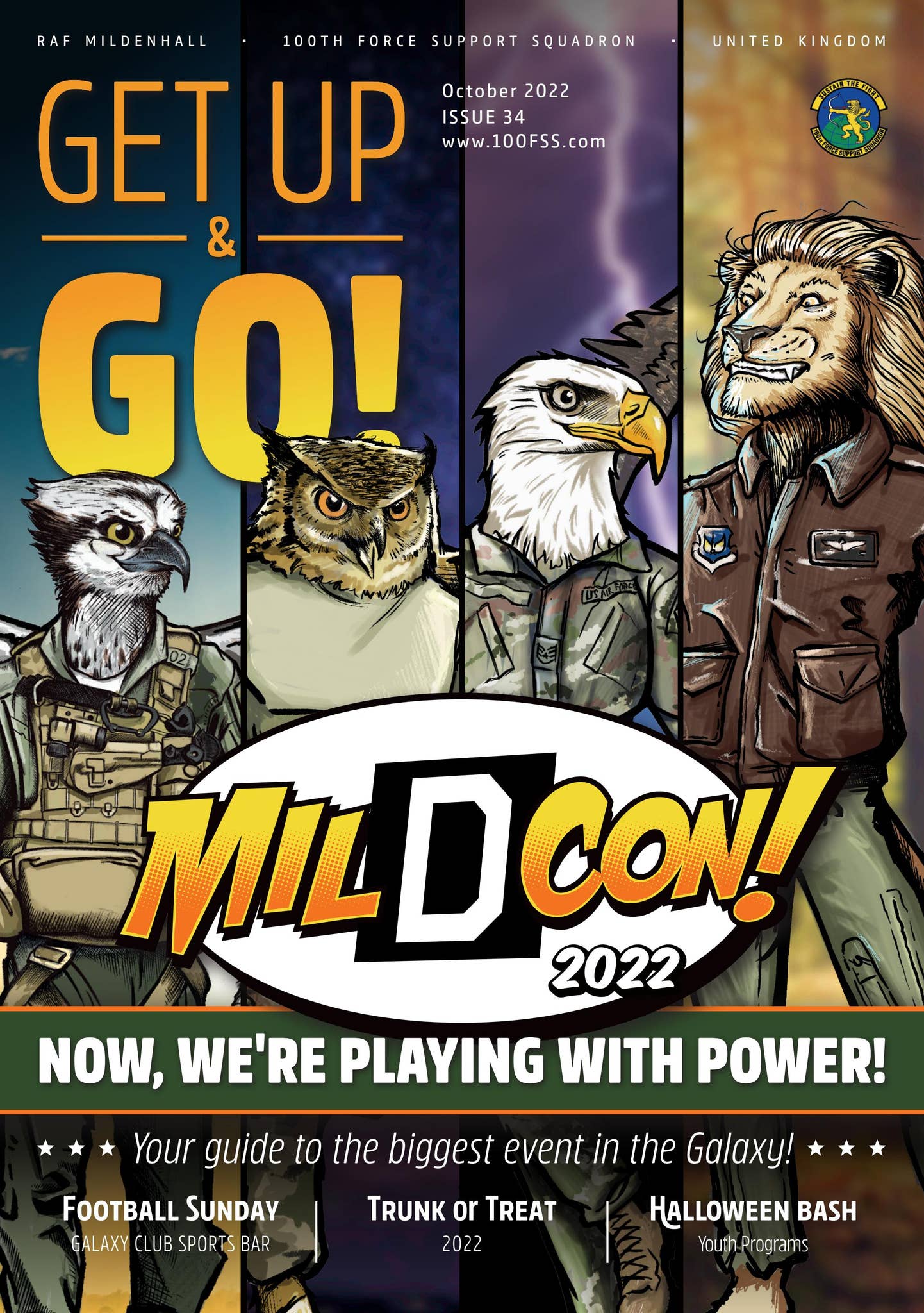 GET UP & GO! - October 2022 - issue 34 - 100th Force Support Squadron - RAF  Mildenhall by RAF Mildenhall 100FSS Marketing Department - Issuu