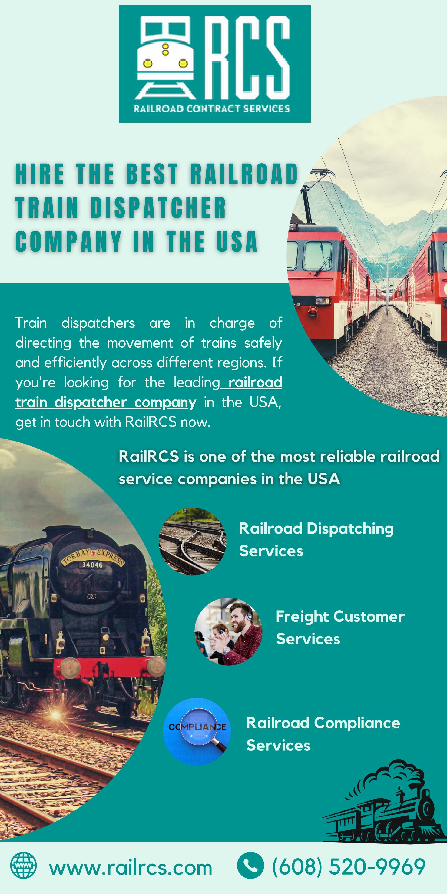 Hire the Best Railroad Train Dispatcher Company in the USA! by Rail RCS