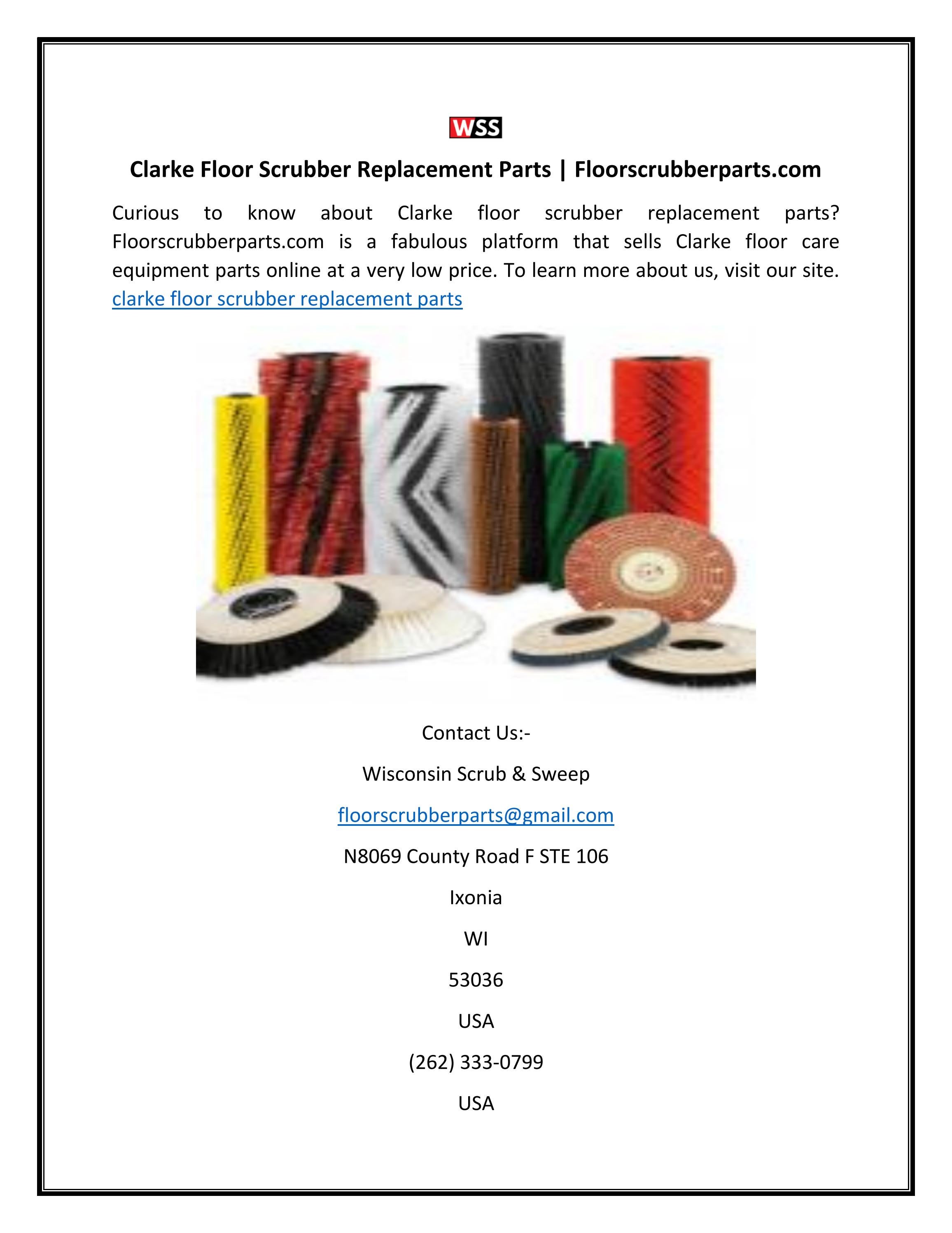 Uline Floor Scrubber - mnoefnh