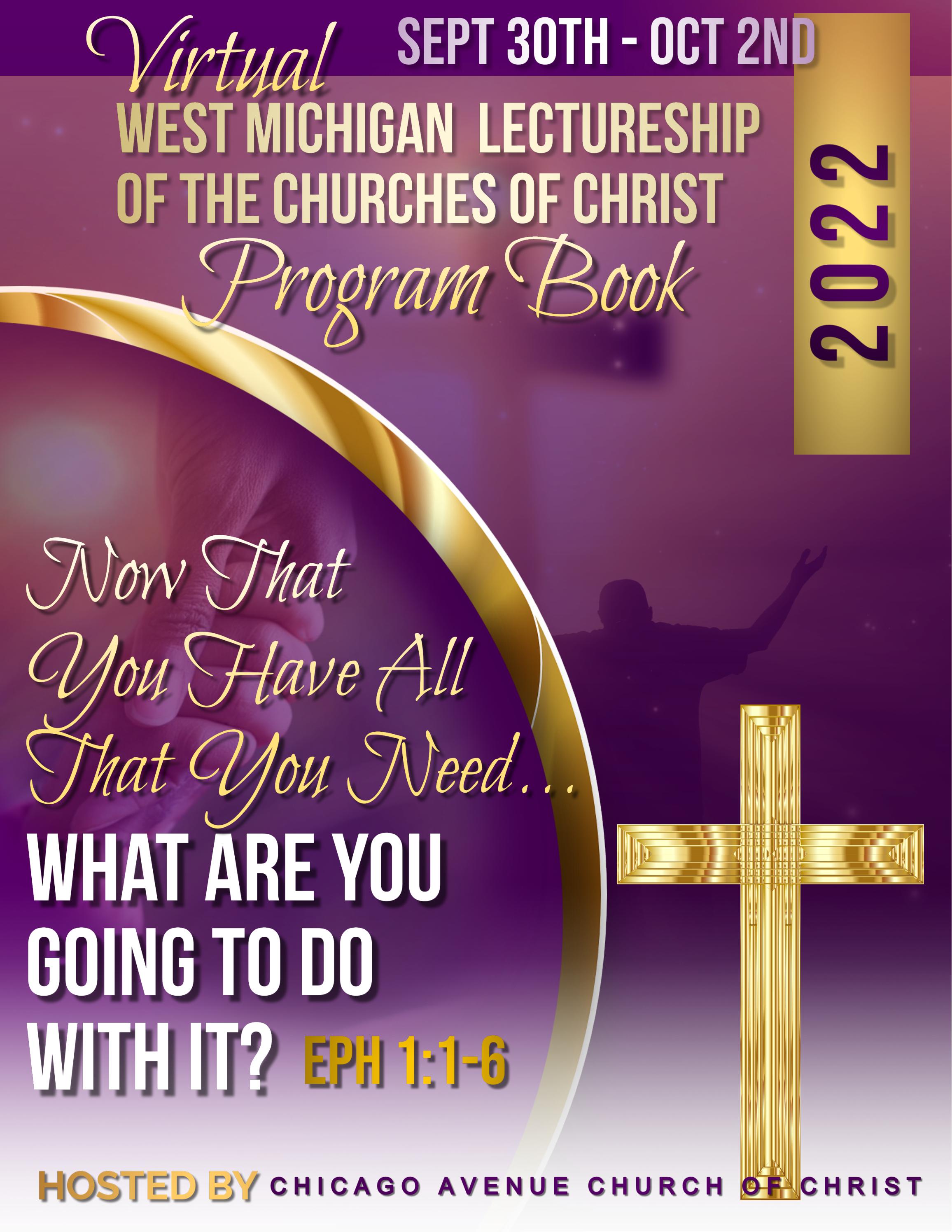 27th Annual West Michigan Virtual Lectureship Digital Program Book by