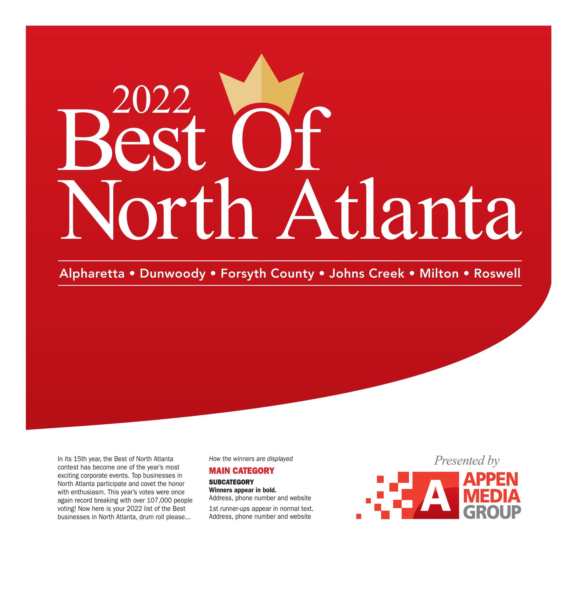 Best of North Atlanta 2022 - Announcement Section by Appen Media Group -  Issuu