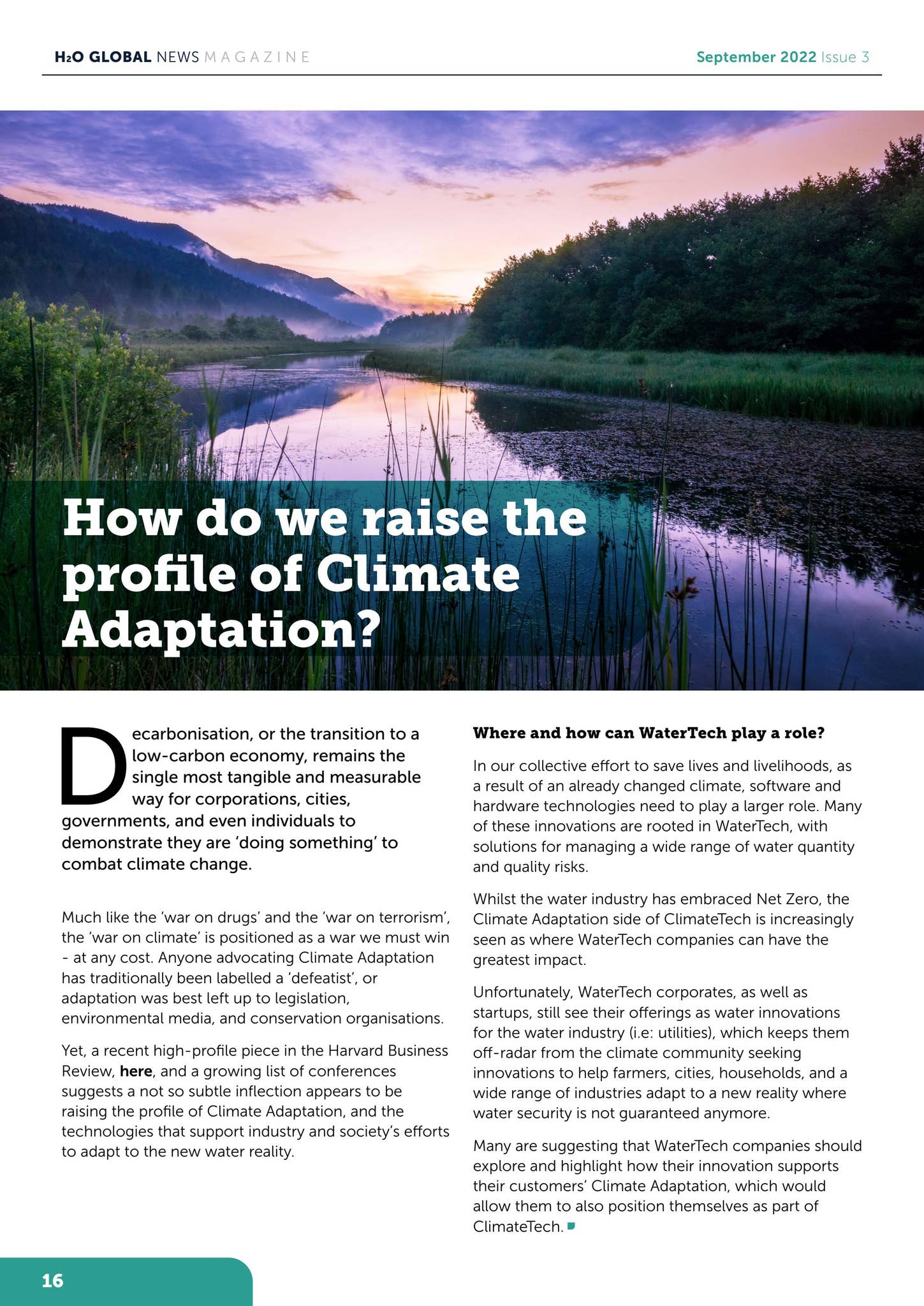 H2O Global News - Issue 3 by Blue Manta Media - Issuu