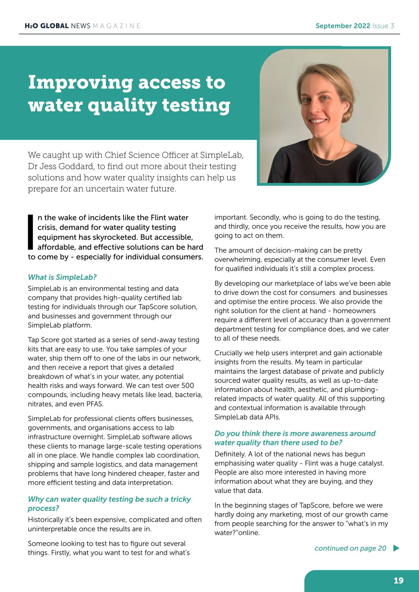 H2O Global News - Issue 3 by Blue Manta Media - Issuu