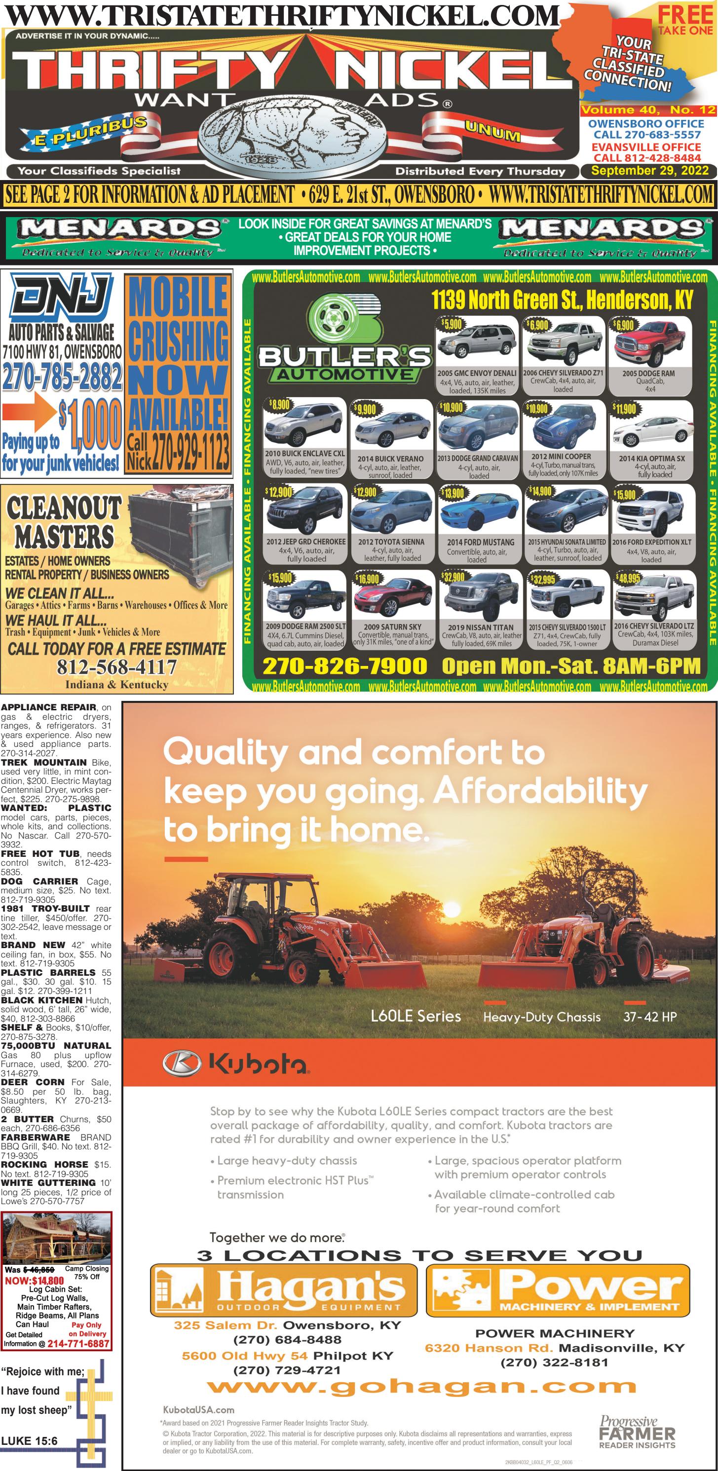 Tri State Thrifty Nickel 92922 Digital Edition by Tri State Thrifty Nickel Owensboro