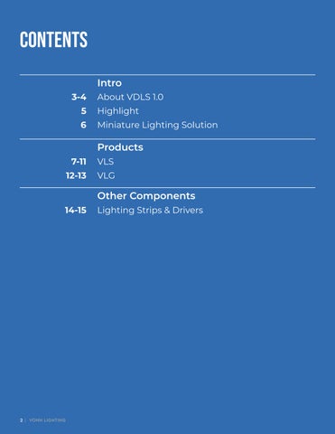 VONN - VDLS 1.0 灯饰系列 目录 2023 第 2 页