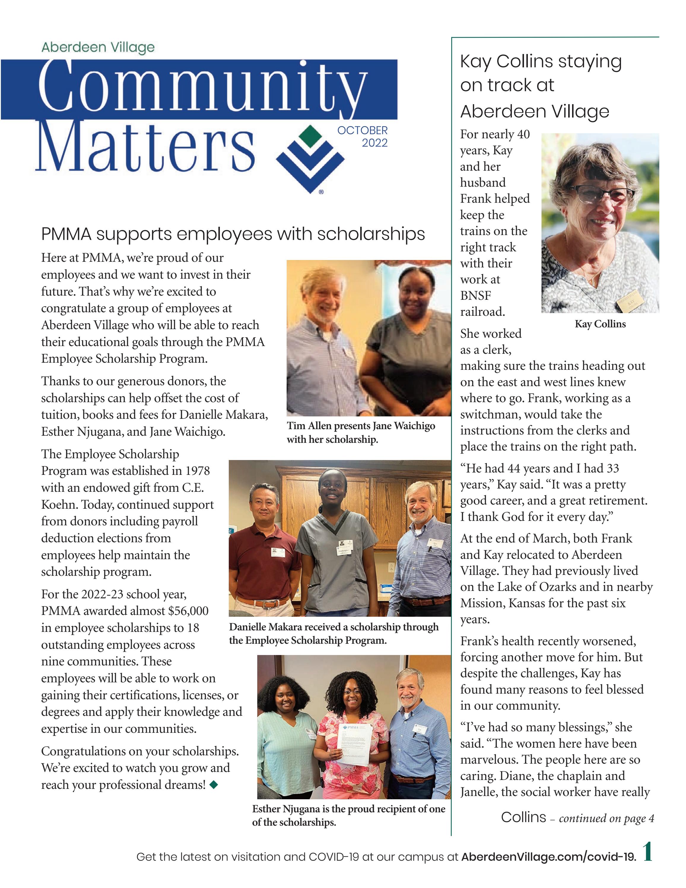 Aberdeen Village Community Matters October 2022 by Presbyterian