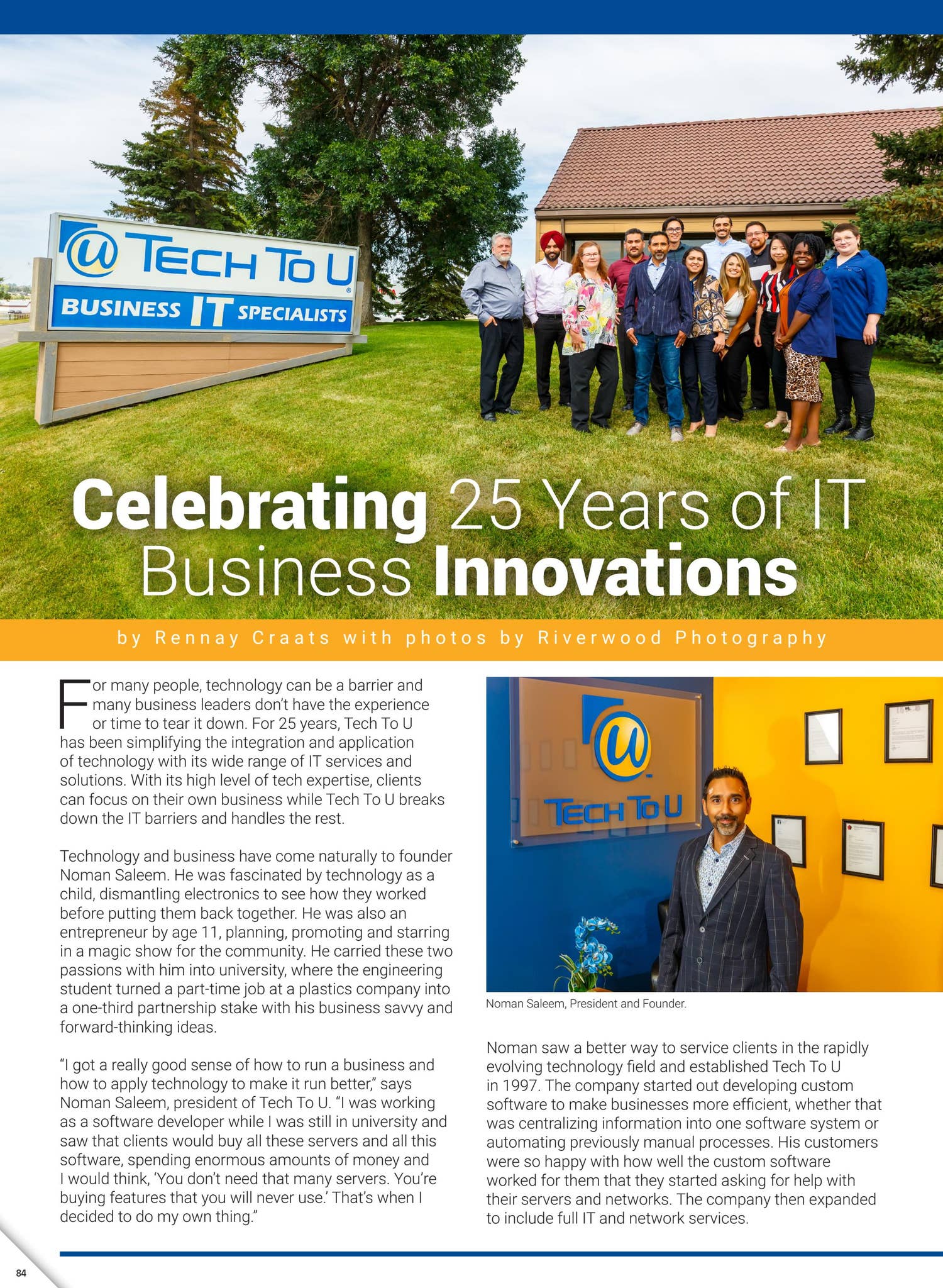 Tech To U - Celebrating 25 Years by Business in Calgary - Issuu