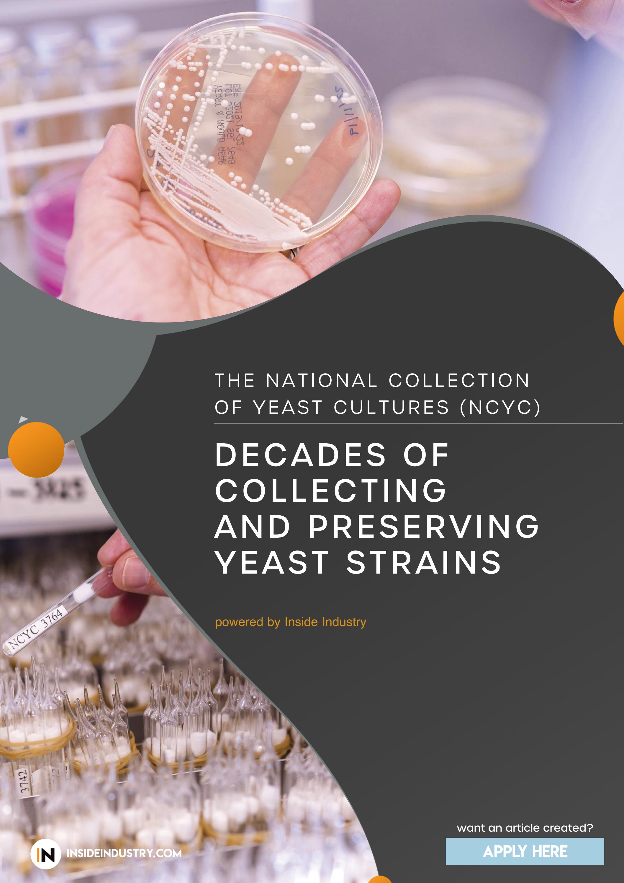 The National Collection of Yeast Cultures (NCYC) by