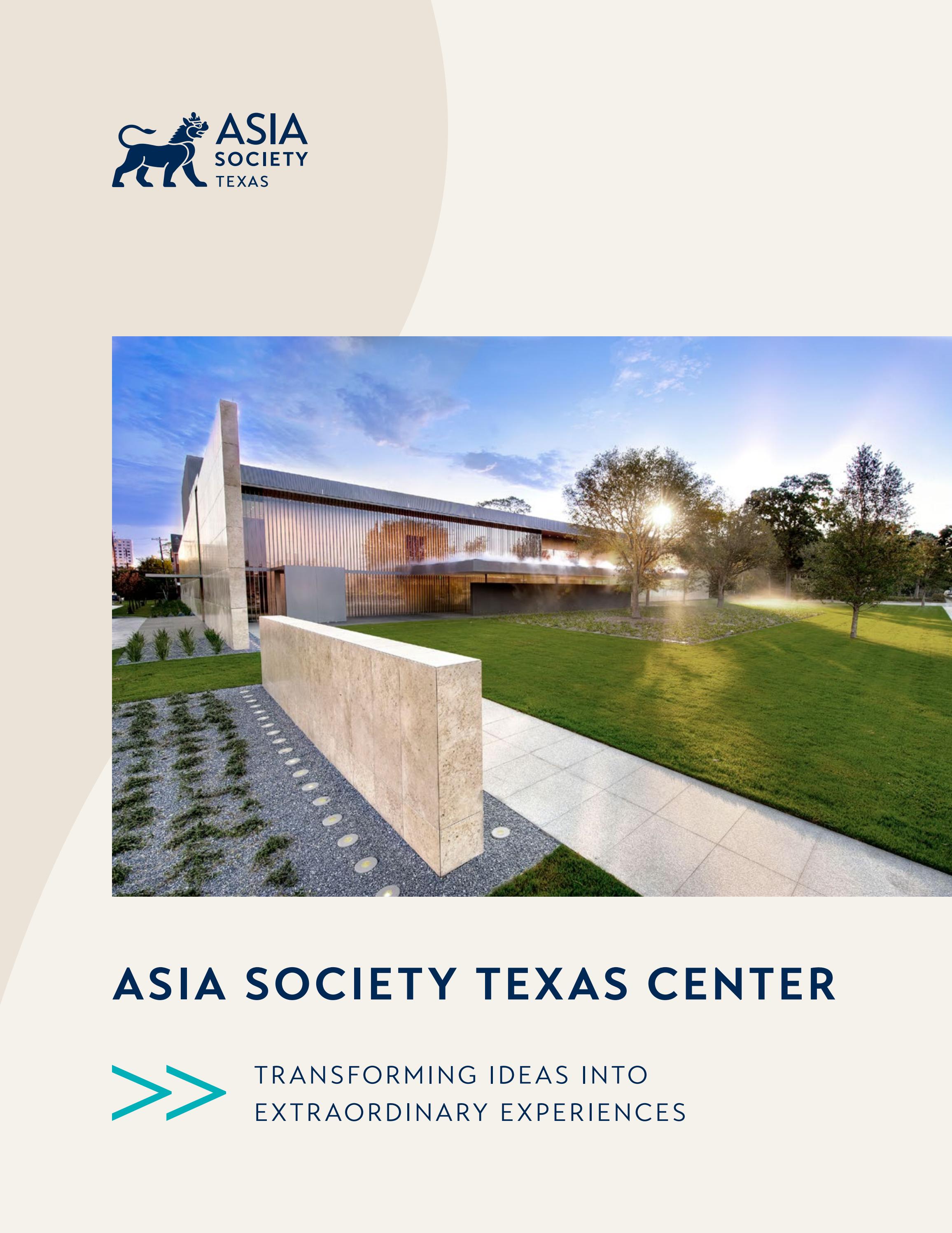 Space Rentals At Asia Society Texas Center By Asia Society Texas Issuu