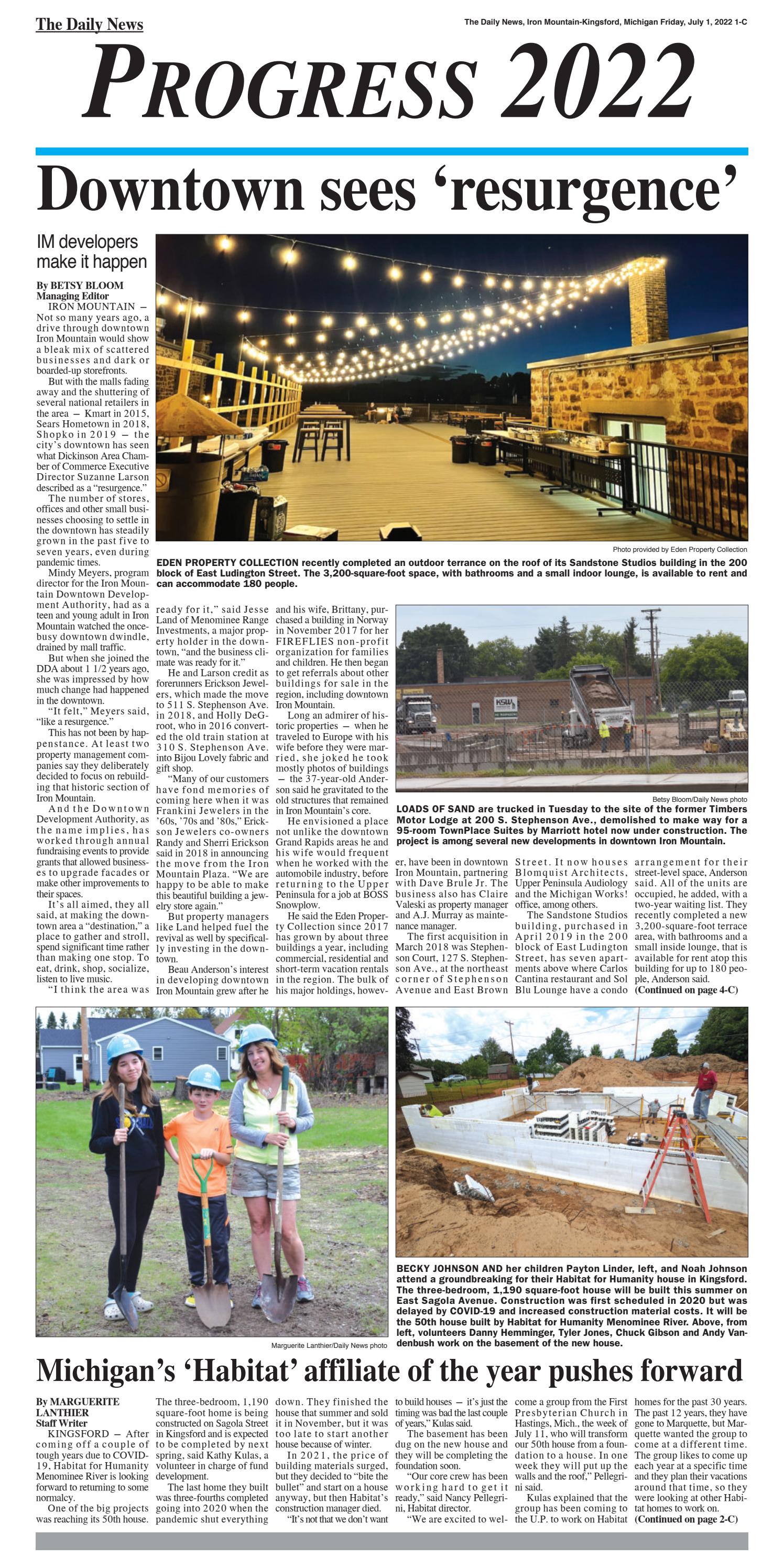 Iron Mountain Daily News Progress 2022 by ironmountaindailynews7 Issuu