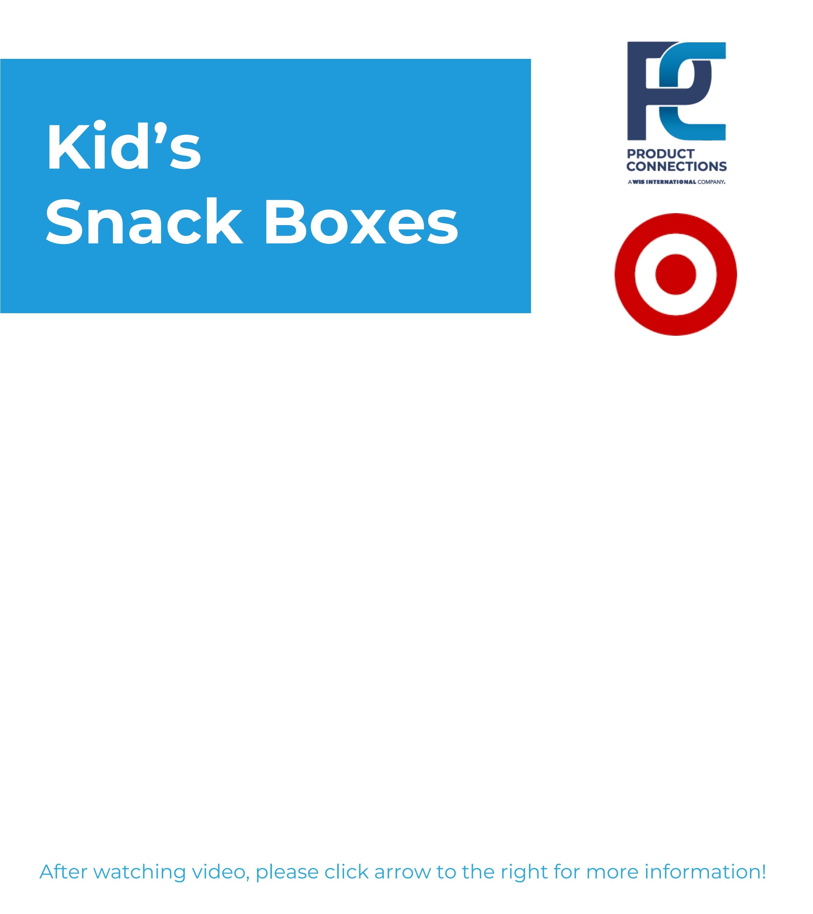 Kid's Snack Boxes Target + PC by productconnections Issuu