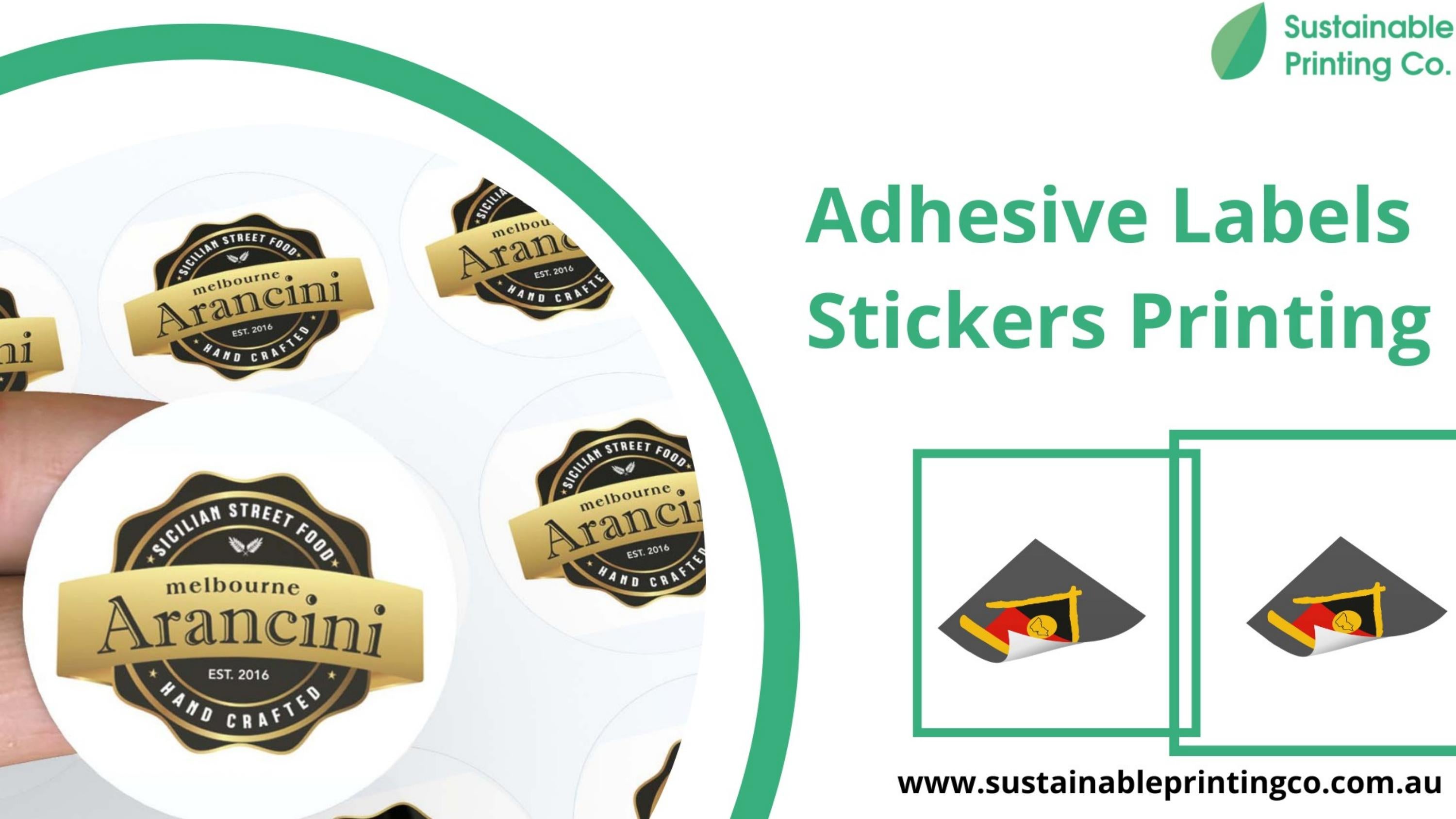 Adhesive Labels & Stickers Printing Sustainable Printing by