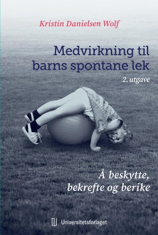 Cover of "Medvirkning til barns lek"