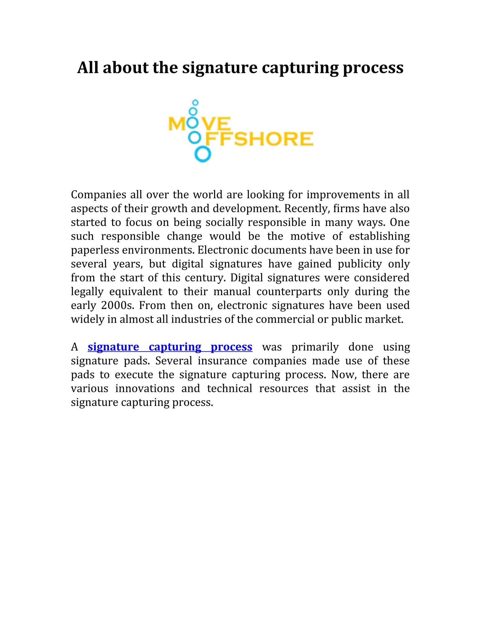 All about the signature capturing process by Moveoffshore - Issuu
