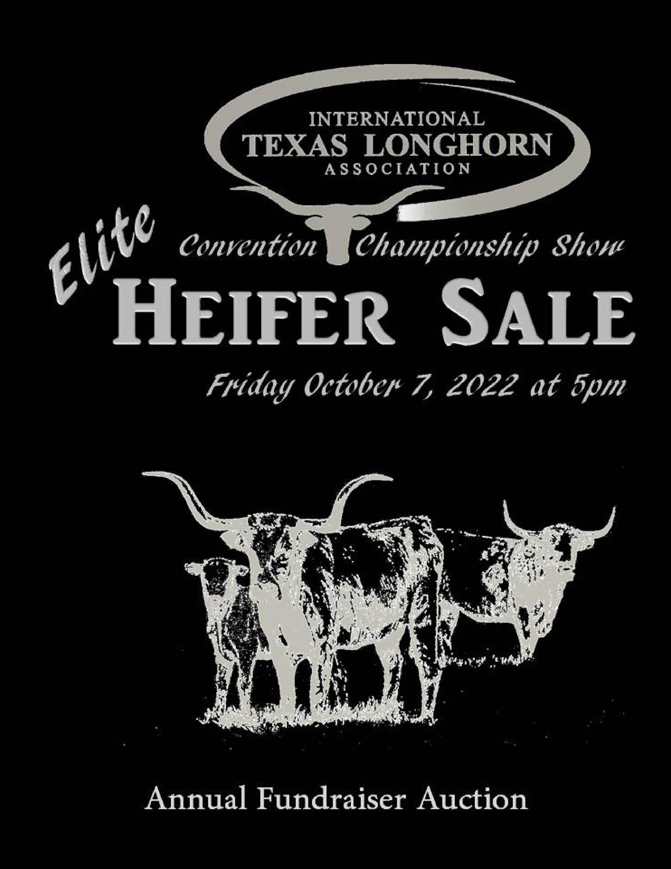 2022 ITLA Elite Heifer Sale Catalog by International Texas Longhorn