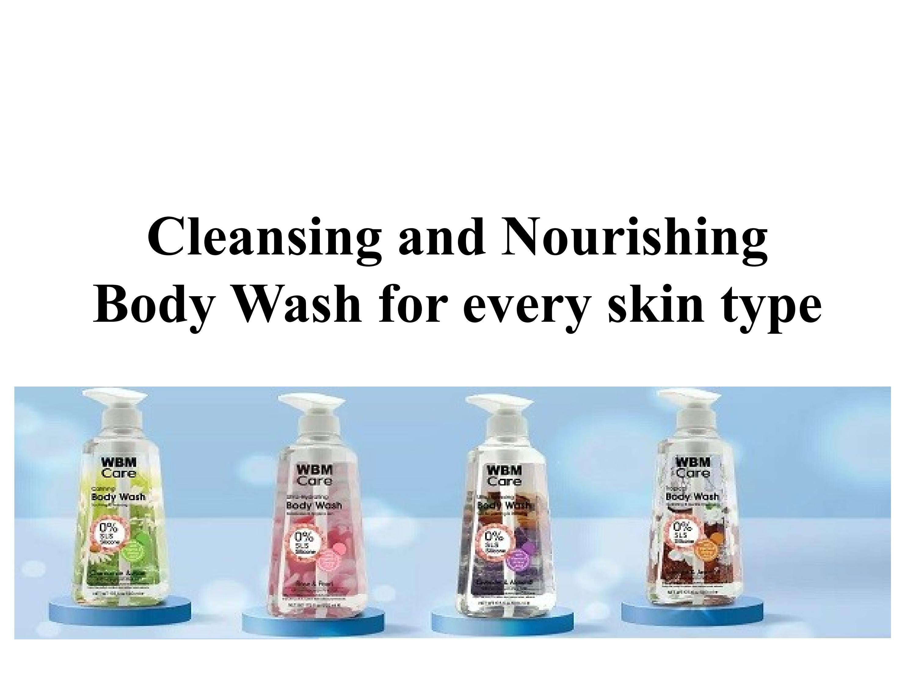 Cleaning and nourishing body wash for every skin type by Daily best