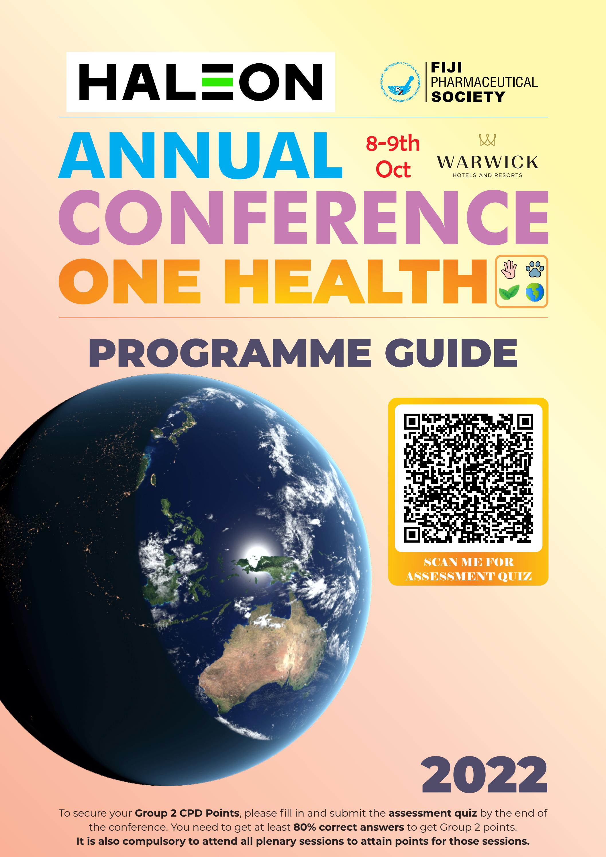 Haleon Fiji Pharmaceutical Society Annual Conference One Health Program