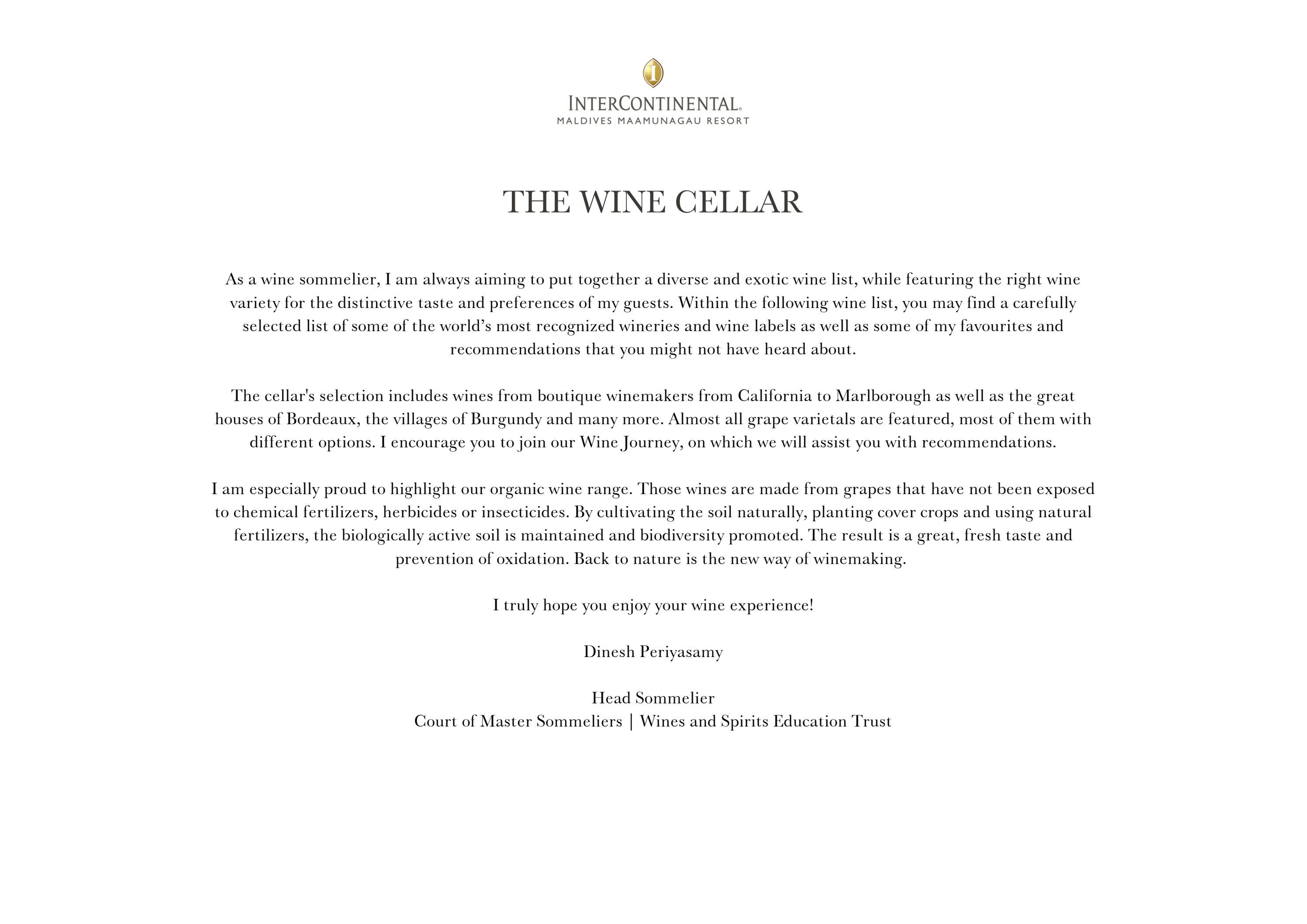 InterContinental Maldives Wine Cellar List By InterContinental Maldives intercontinental-maldives-wine-cellar-list-by-intercontinental-maldives