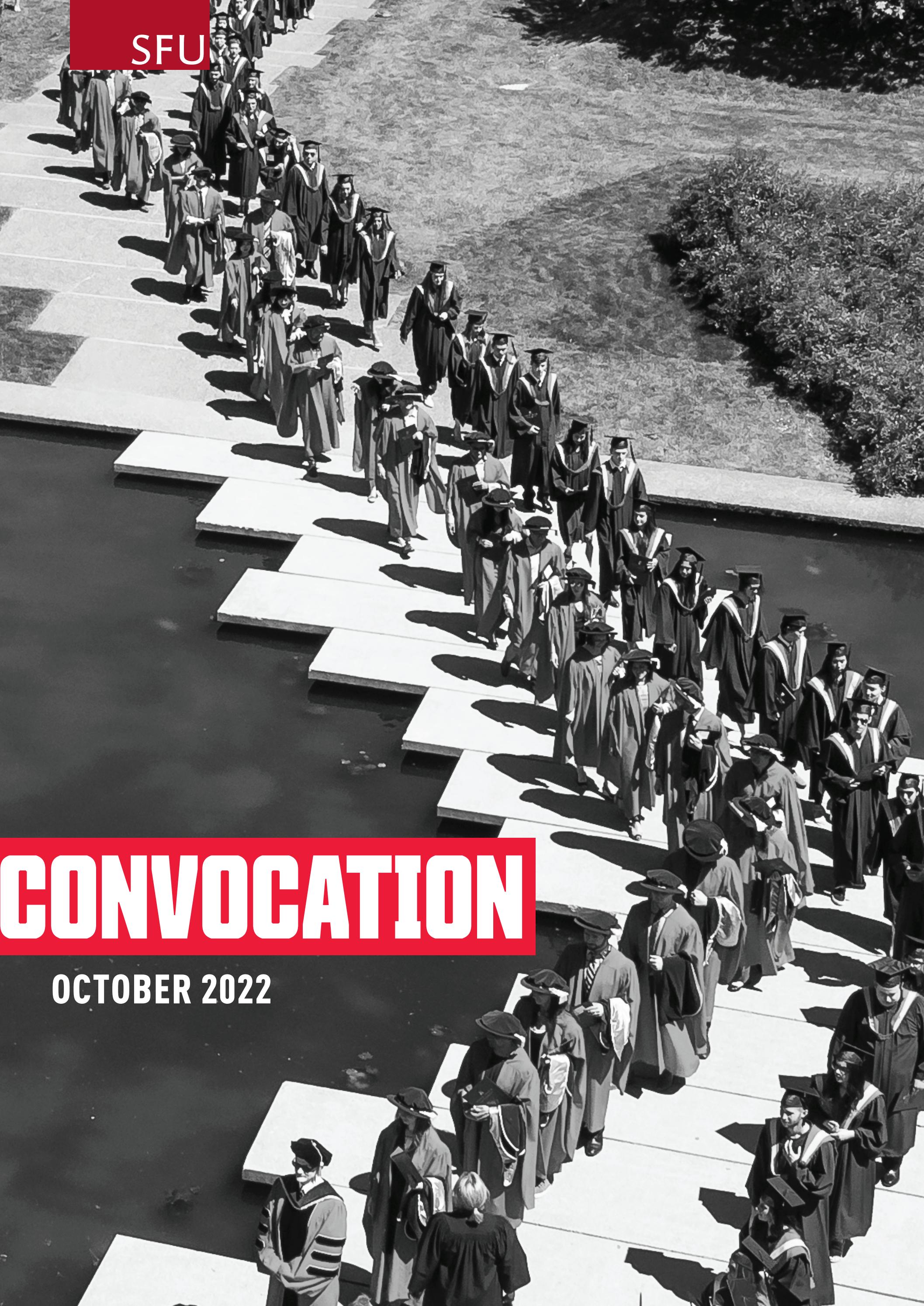 SFU October 2022 Convocation By ConvoSFU Issuu