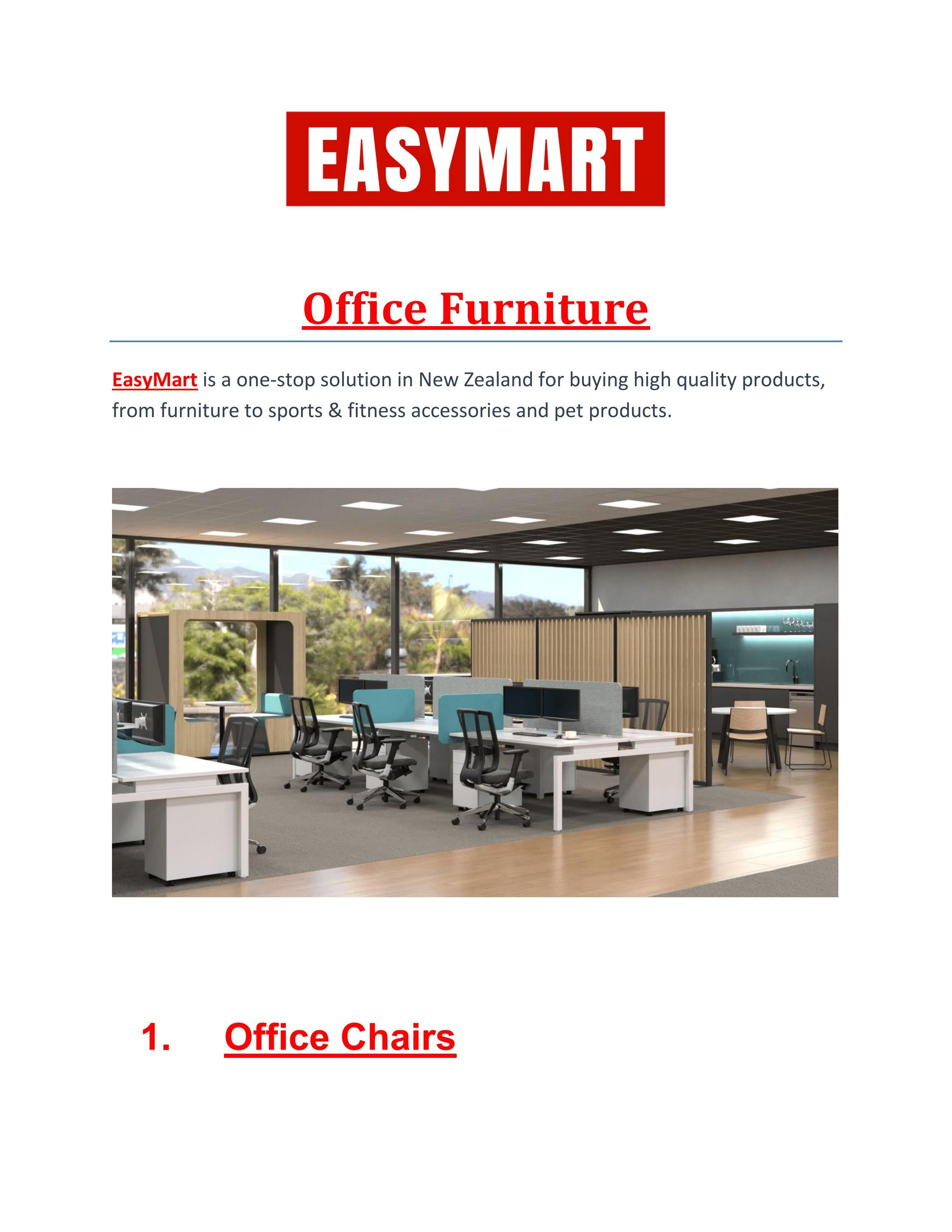 Office Furniture NZ by EasyMart NewZealand Issuu
