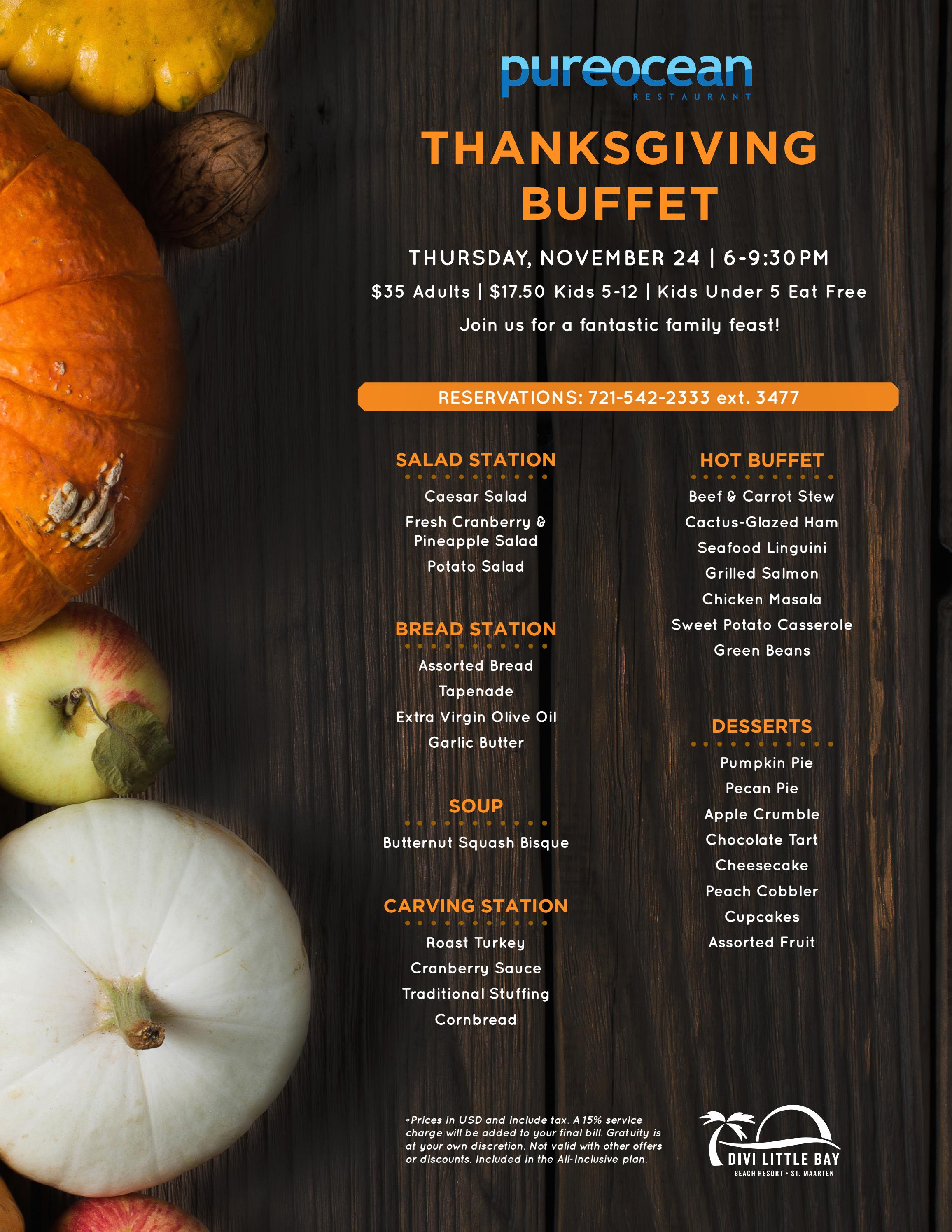 Divi Little Bay Thanksgiving Menu by Divi Resorts Issuu