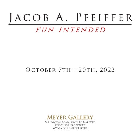 Jacob A. Pfeiffer: Pun Intended 第 3 页