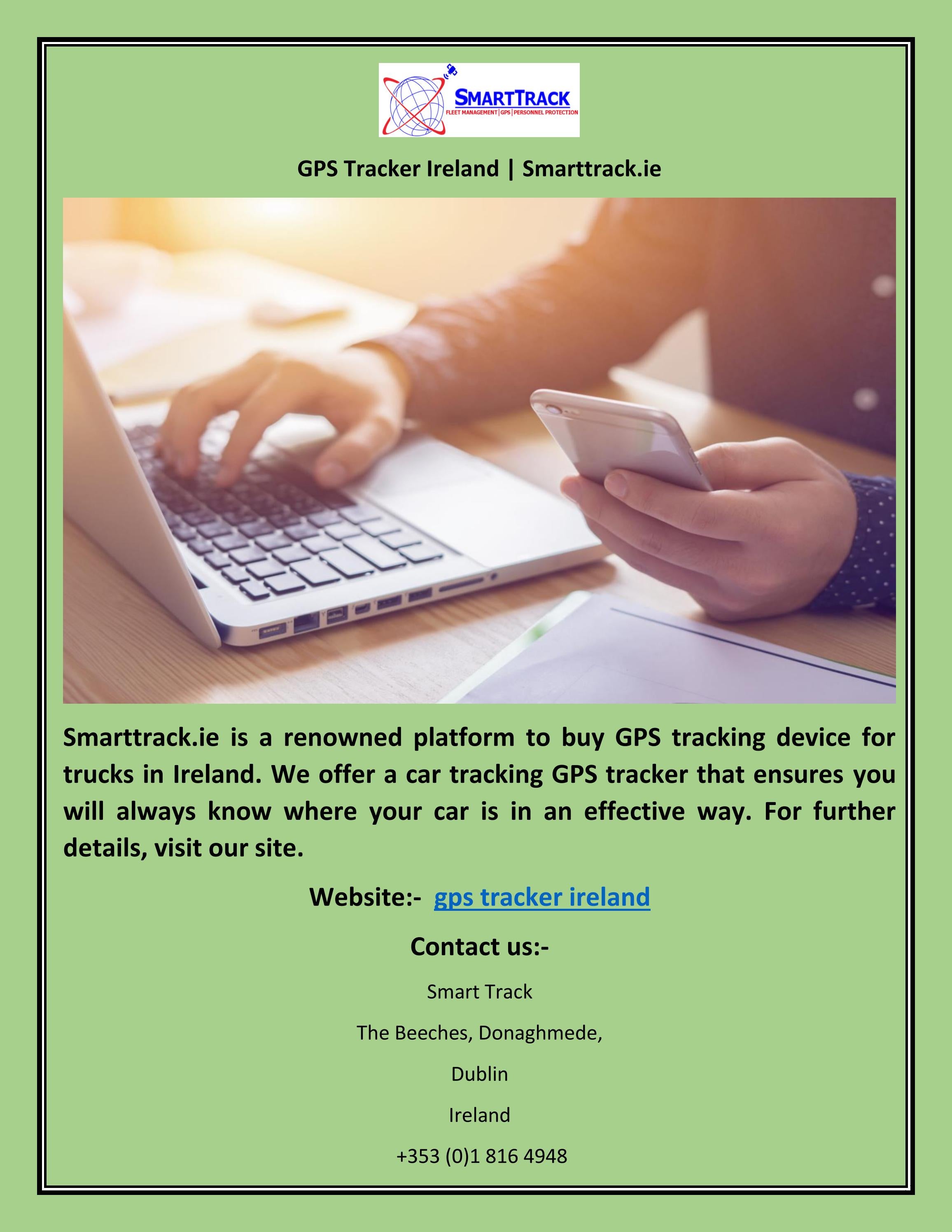GPS Tracker Ireland Smarttrack.ie by smarttrackhj Issuu