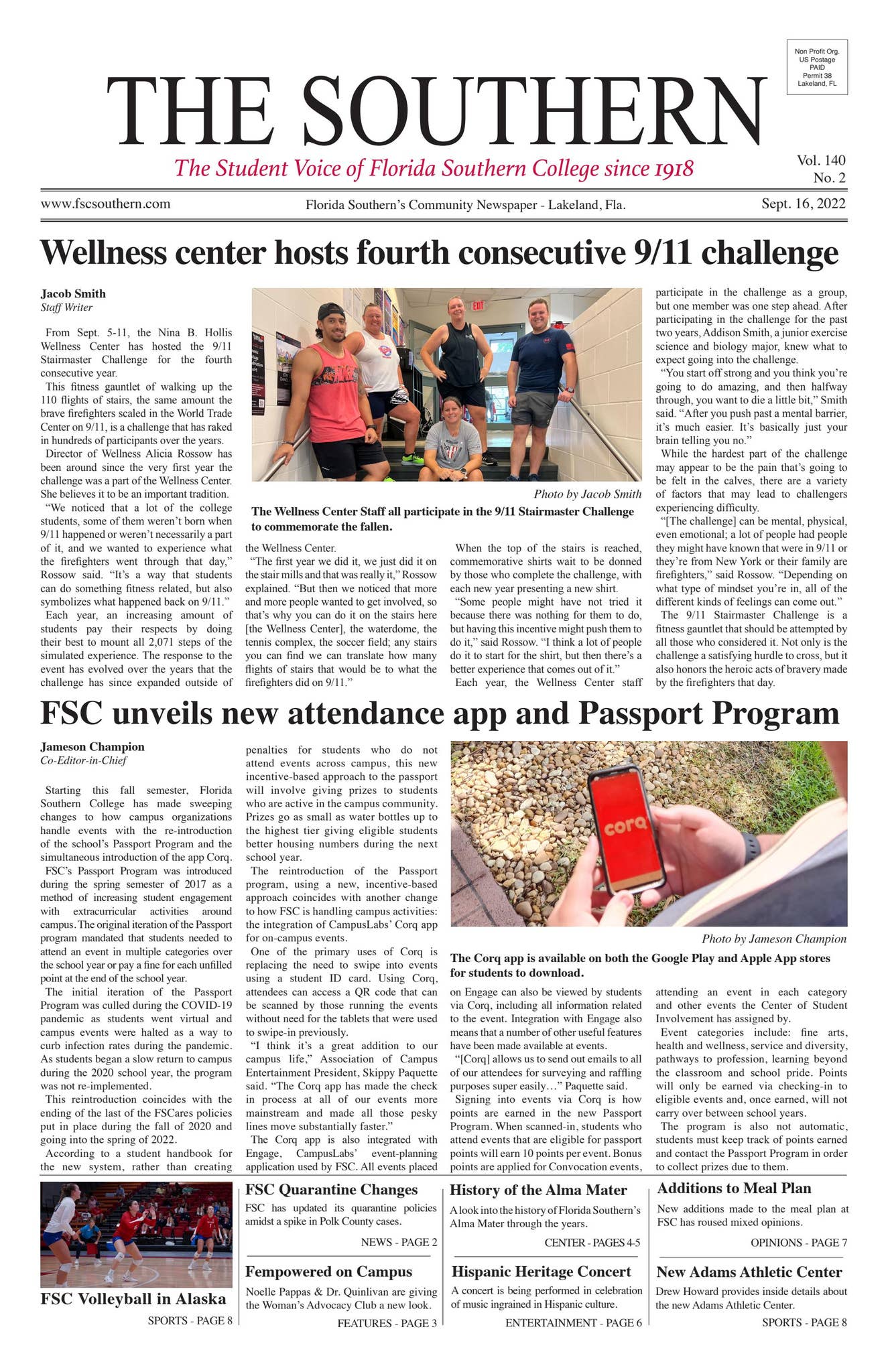 September 16, 2022 - The Southern e-Edition by FSC Southern - Issuu