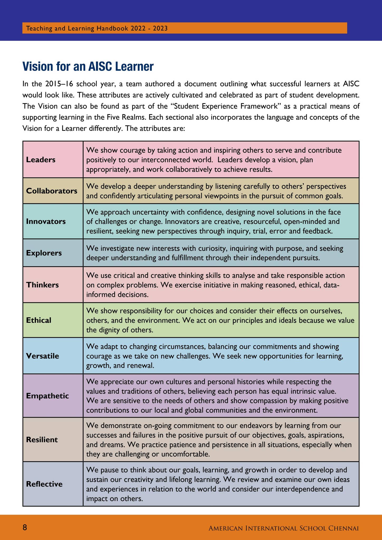 Teaching and Learning at AISC by American International School Chennai ...