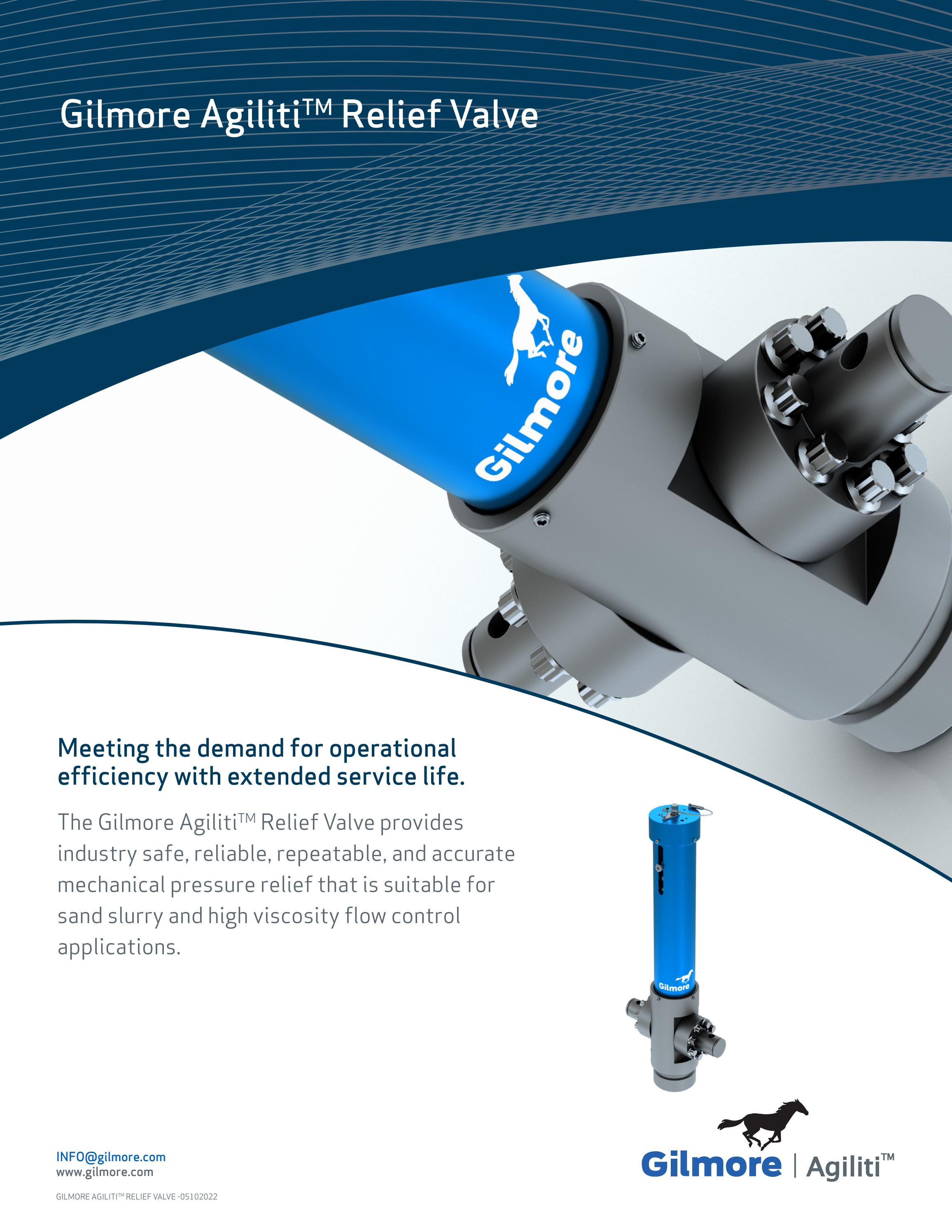 Gilmore Agiliti™ Relief Valve Product Sheet by Gilmore Issuu