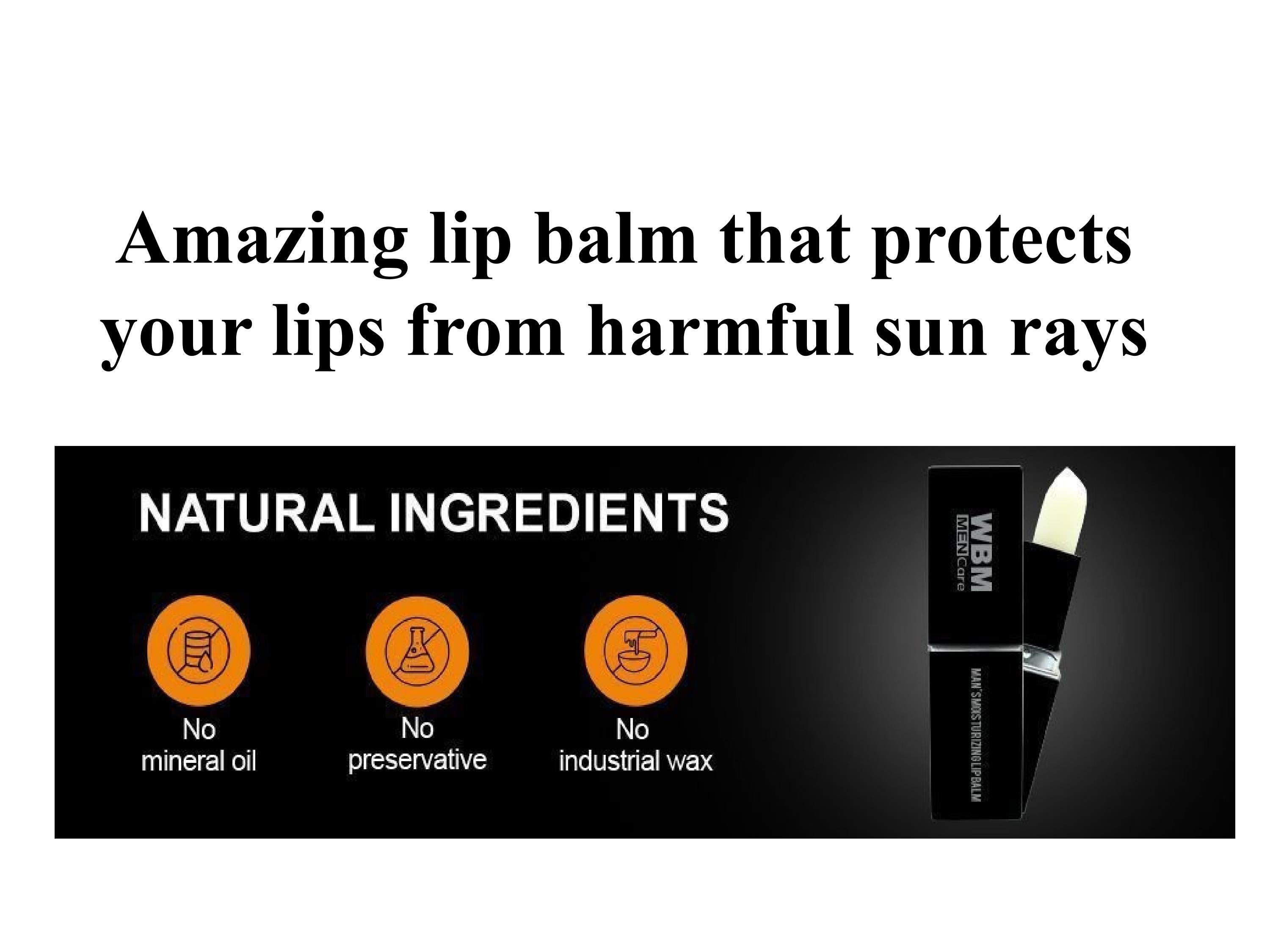 Amazing lip balm that protects your lips from harmful sun rays by