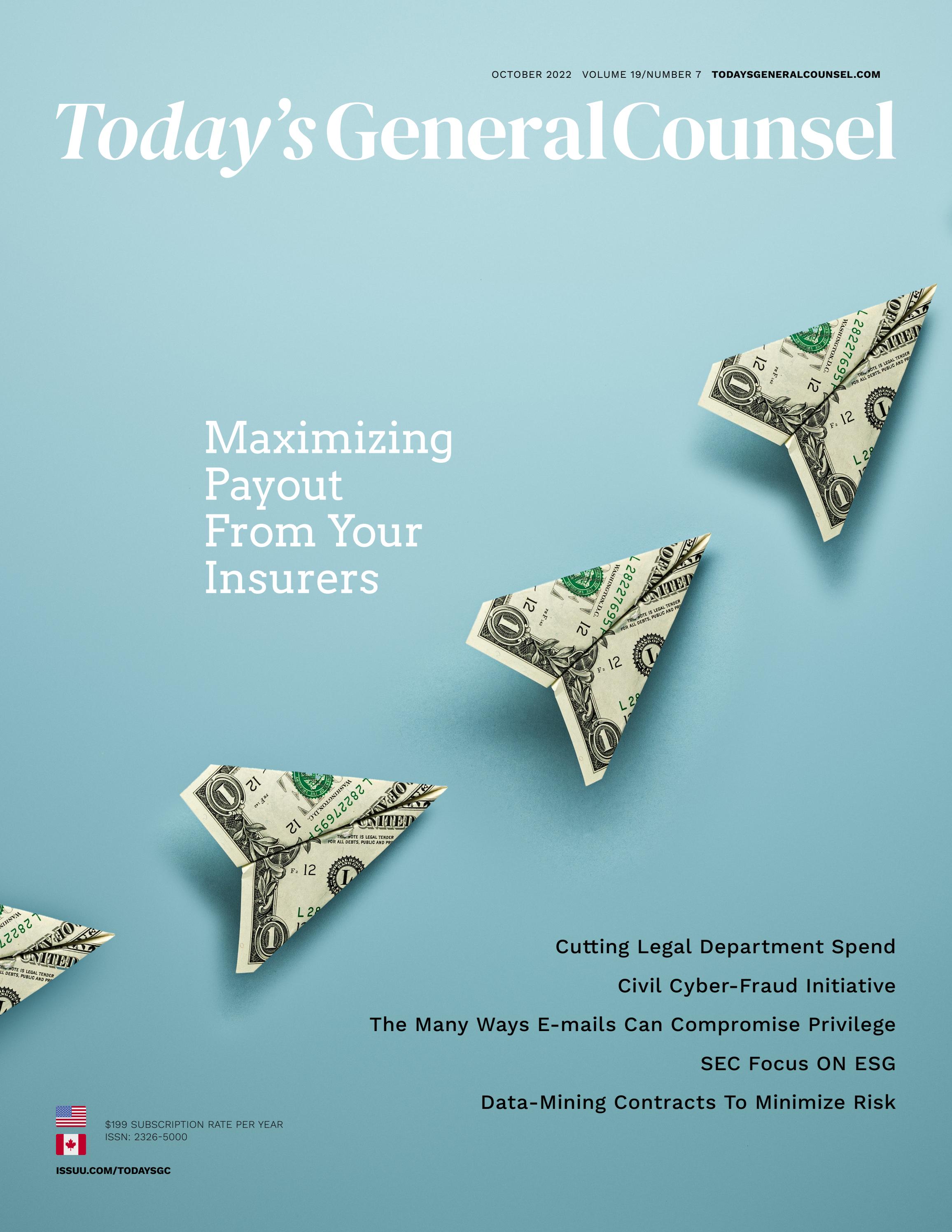 Today's General Counsel, October 2022 by Today's General Counsel Issuu