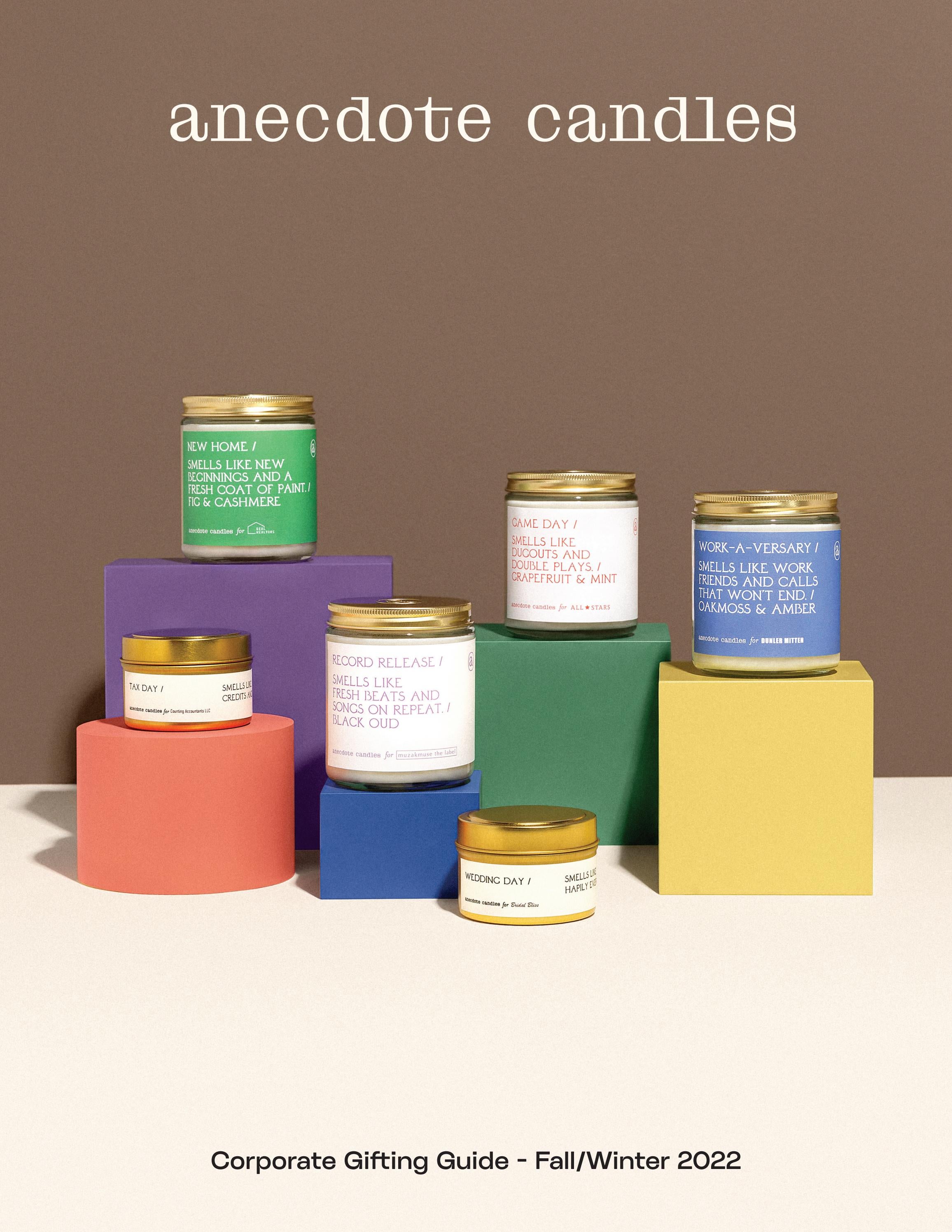 Anecdote Candles Corporate Gifting Program by anecdotecandles Issuu