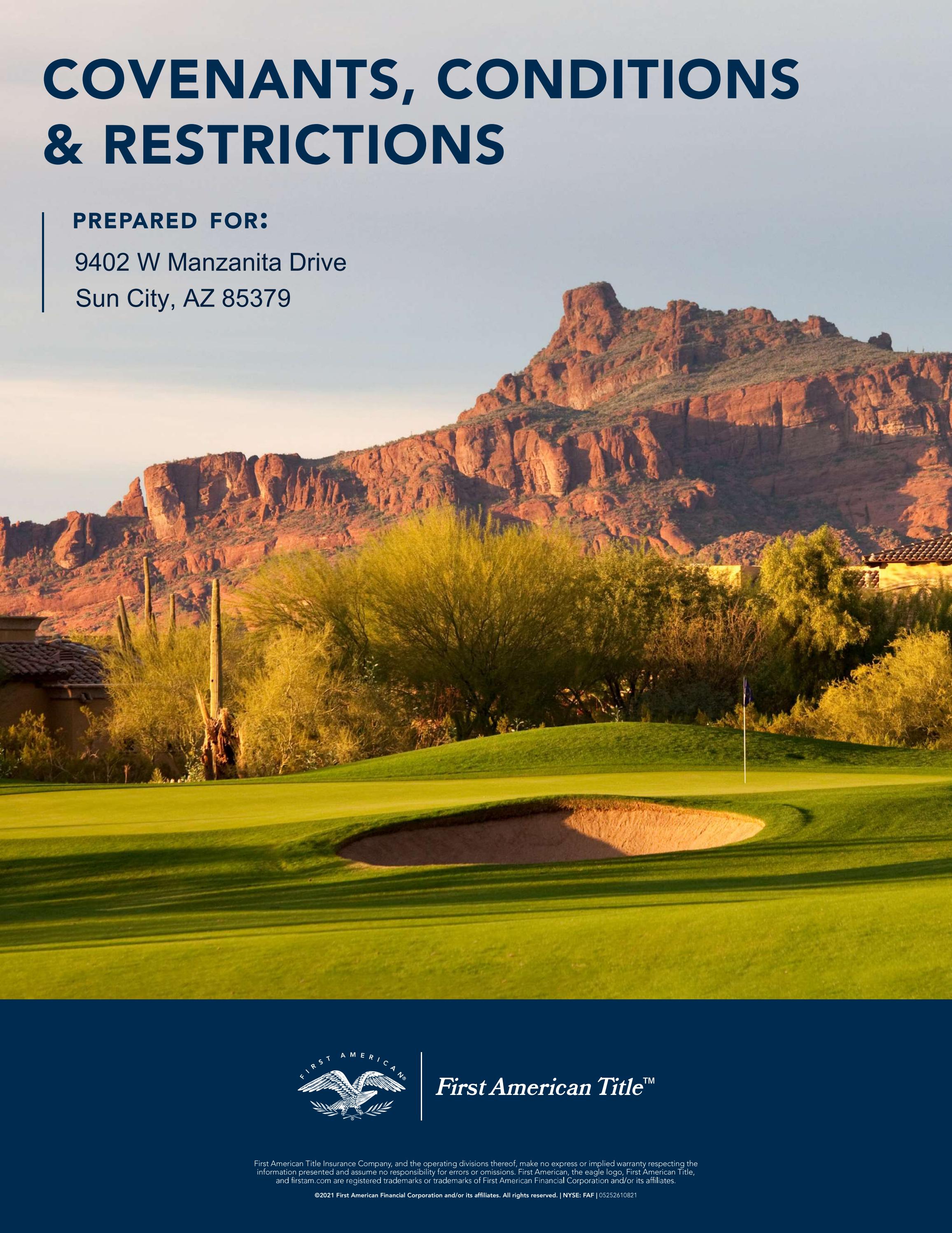 9402 W Manzanita Dr, Sun City, AZ 85379 by FirstAmAZ Issuu