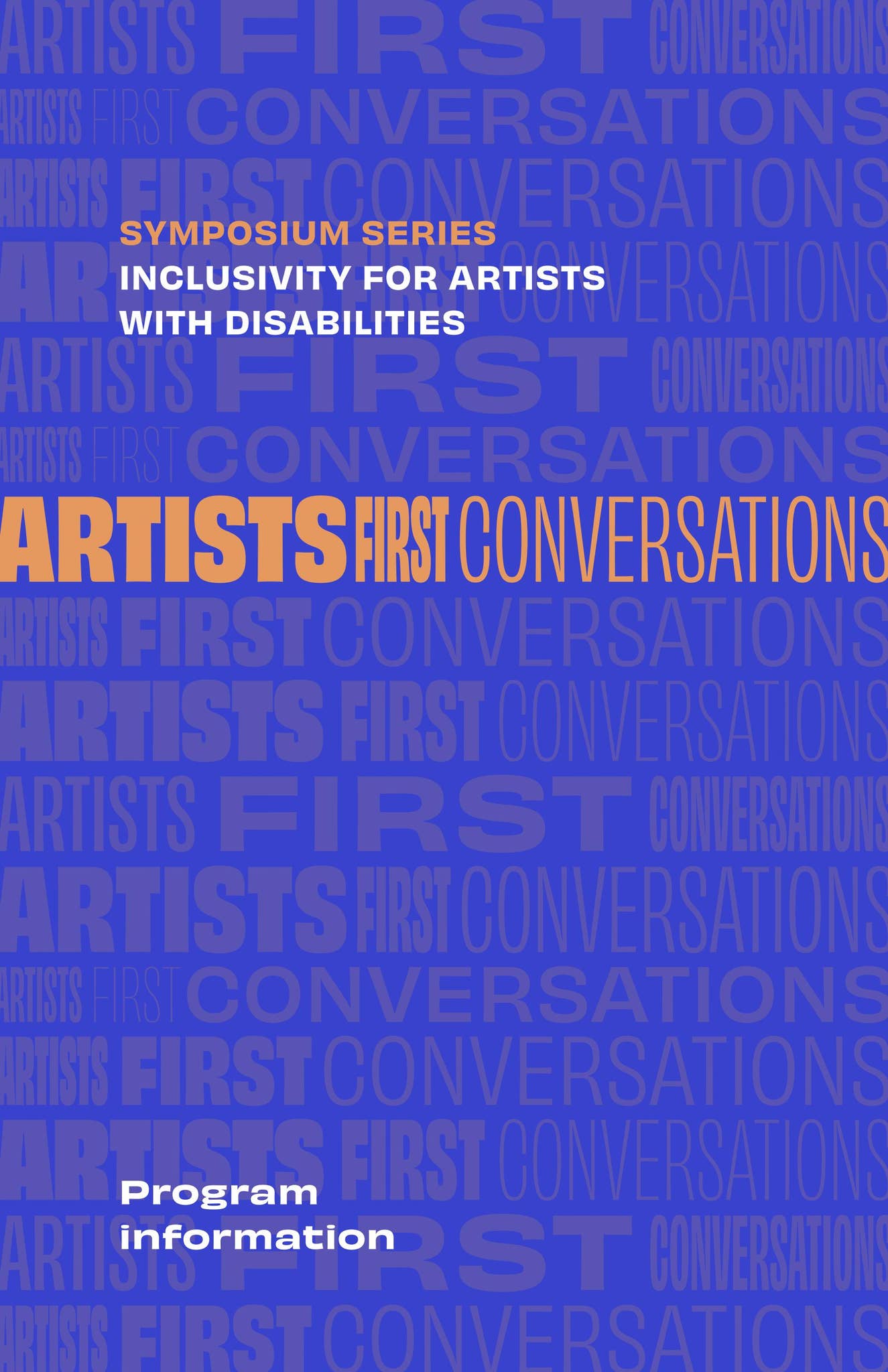 Artists First Conversations Program Booklet (October) by Intuit Art ...