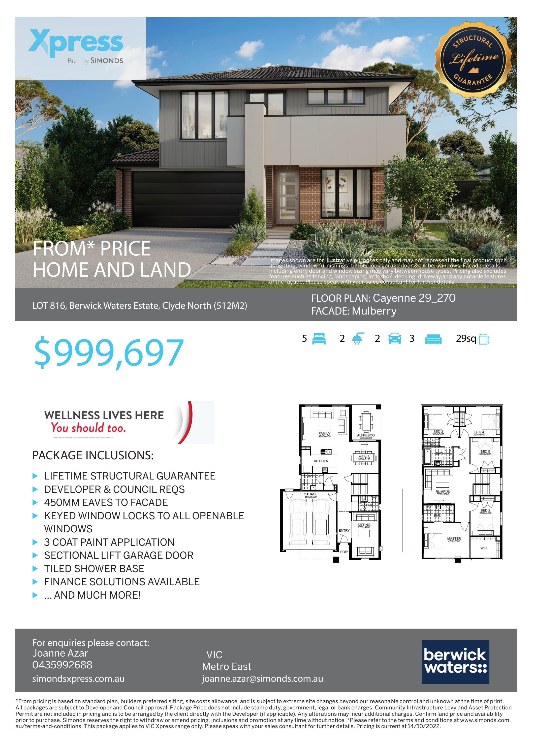 Berwick Waters Simonds Lot 816 by Frasers Property Australia Issuu