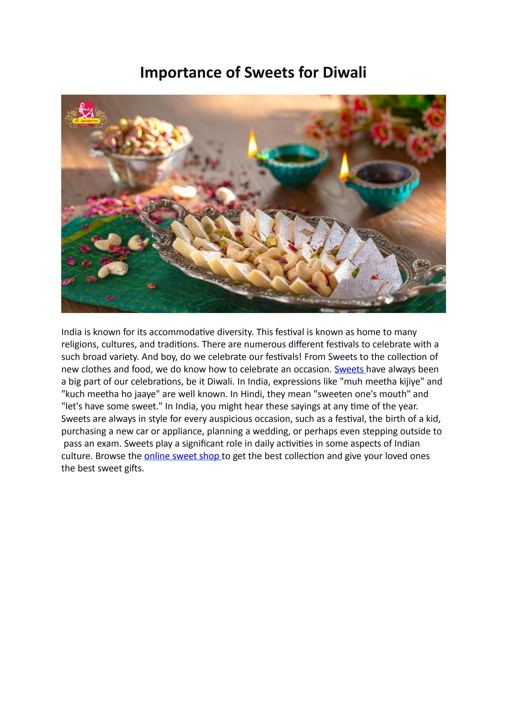 Importance Of Sweets For Diwali By Sri Annapurna Issuu importance-of-sweets-for-diwali-by-sri-annapurna-issuu