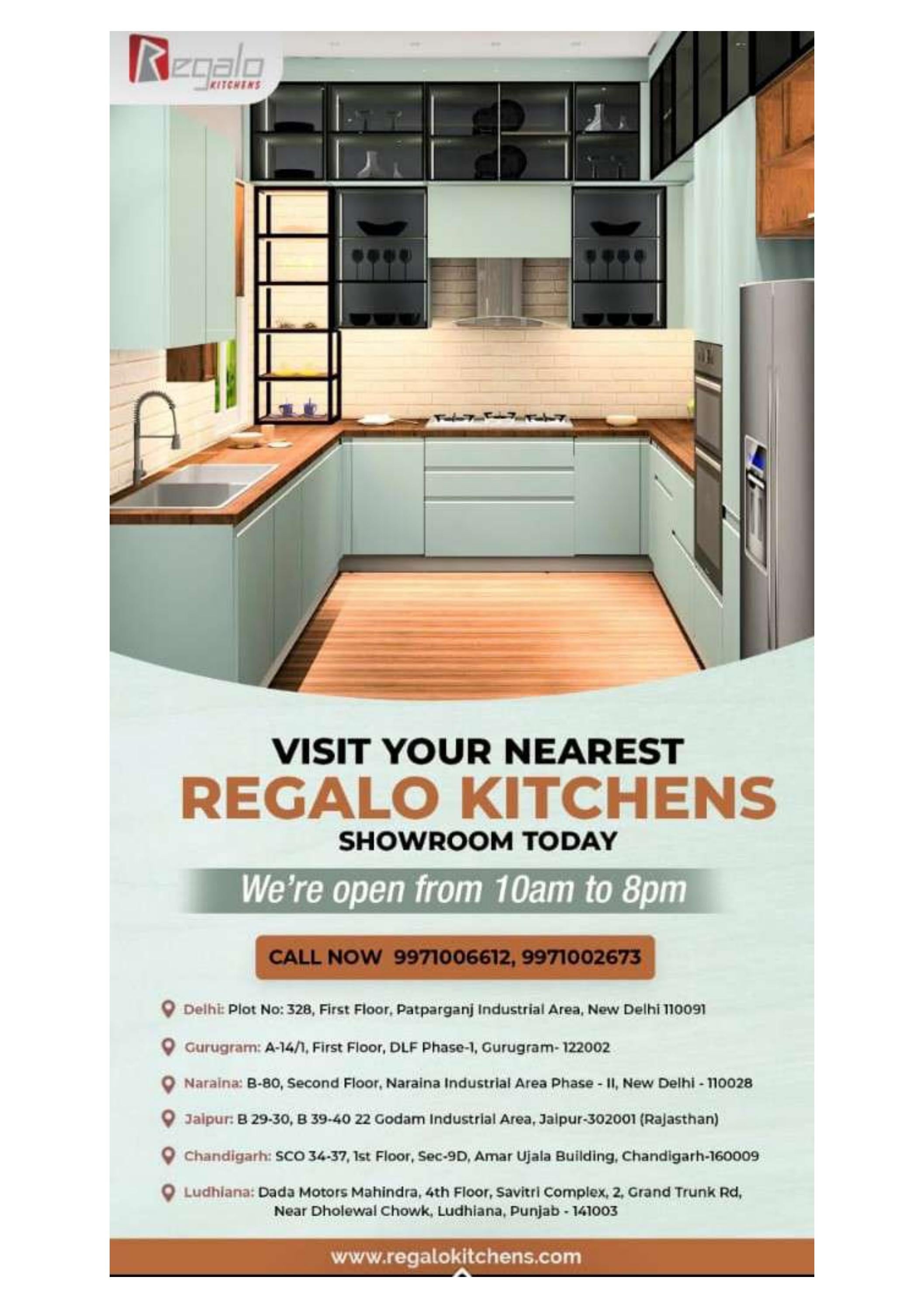 Italian modular kitchen in Faridabad Modular kitchen Regalokitchens
