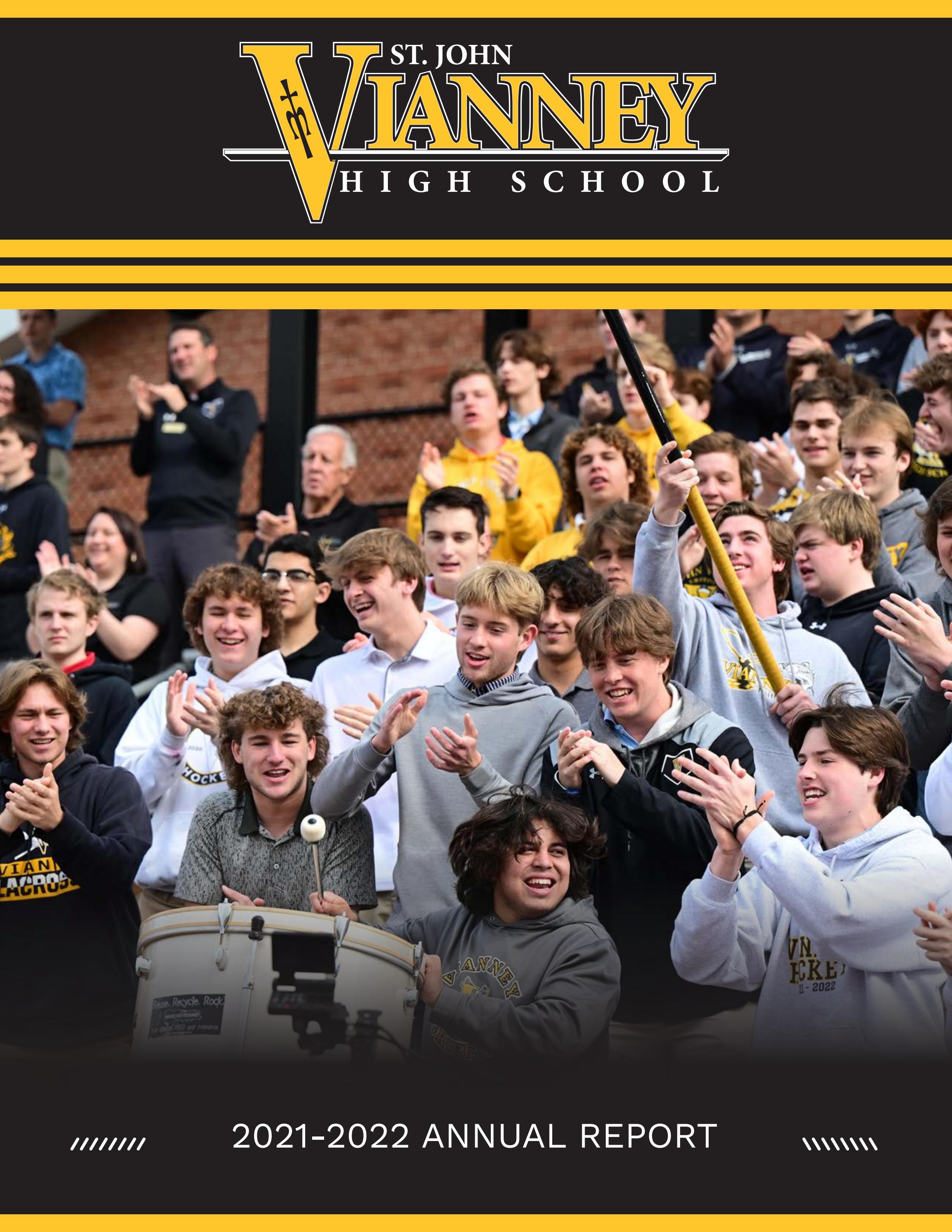 2021 2022 Annual Report By St John Vianney High School Issuu