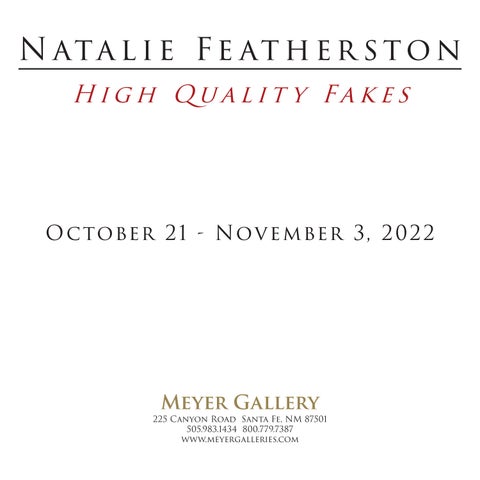 Natalie Featherston: High Quality Fakes 第 3 页