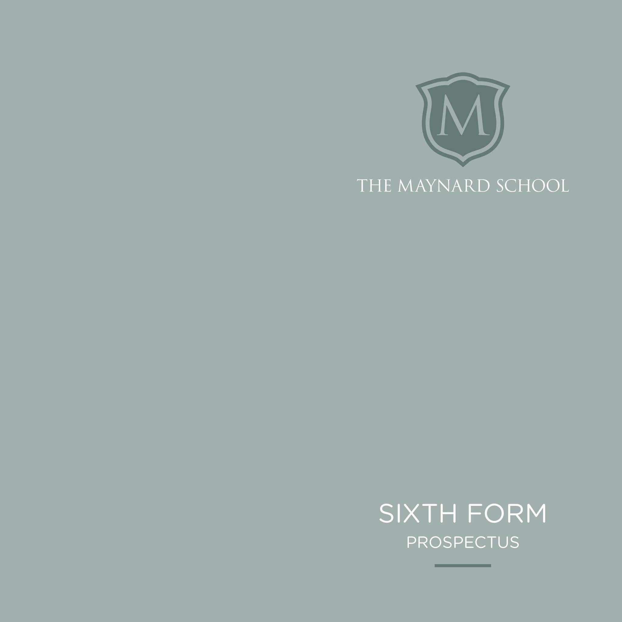 Sixth form Prospectus by MaynardSchoolExeter - Issuu