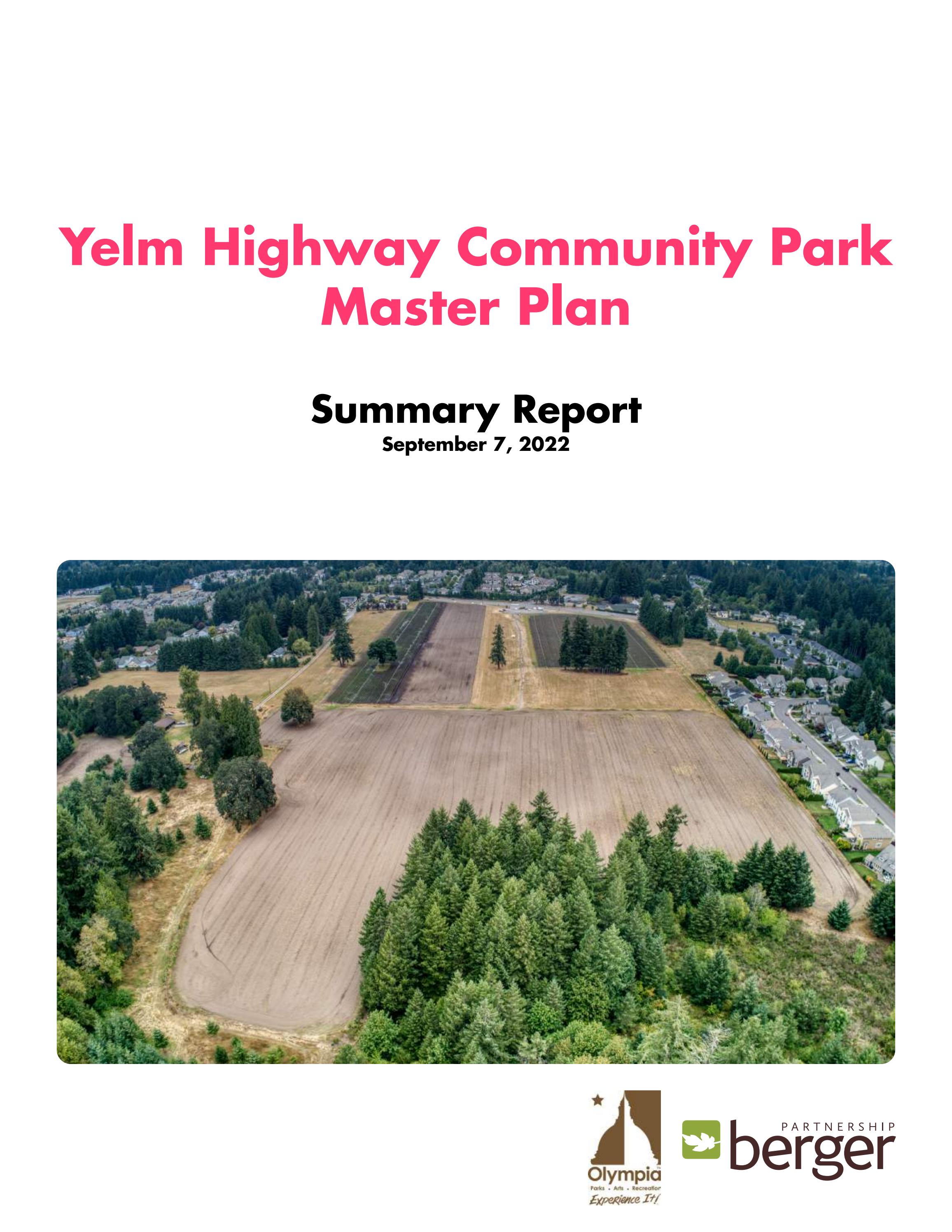 Yelm Highway Community Park Master Plan by Berger Partnership Issuu