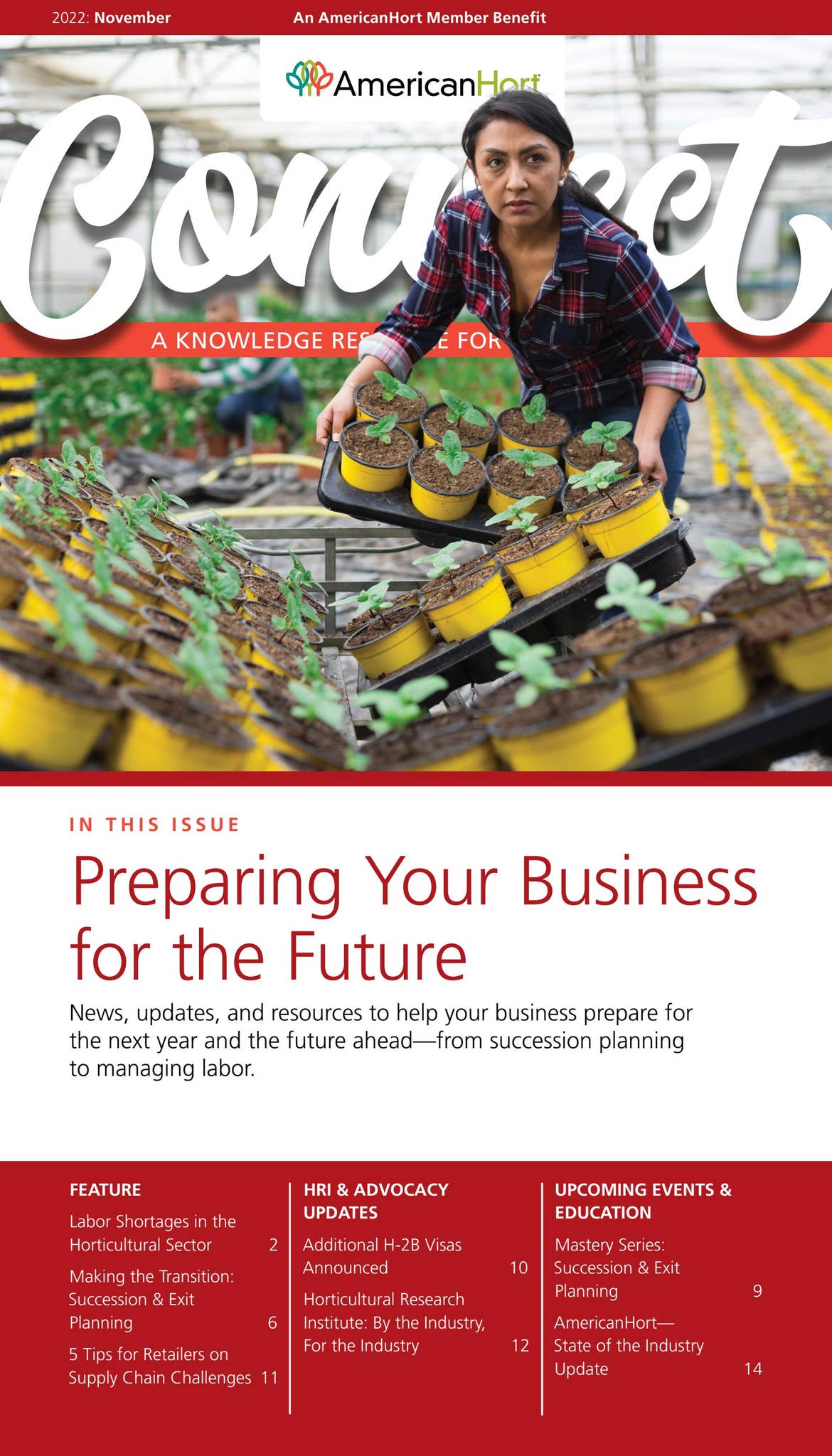 AmericanHort Connect - November 2022 by AmericanHort - Issuu