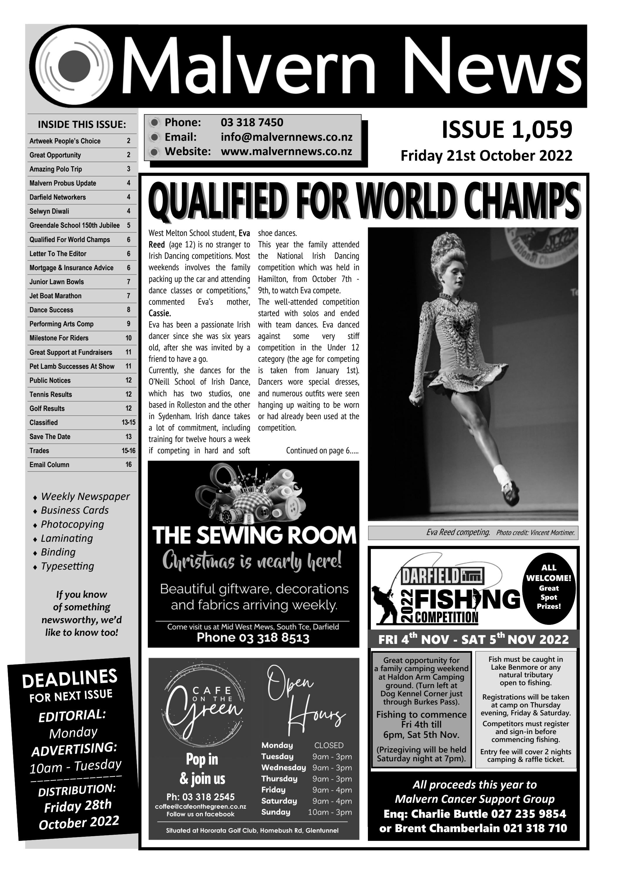 ISSUE 1 059 FRIDAY 21ST OCTOBER 2022 By Malvern News Issuu