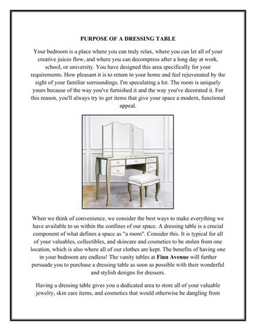 Buy Dressing Tables Online in Malaysia Finn Avenue by Finn Avenue Home