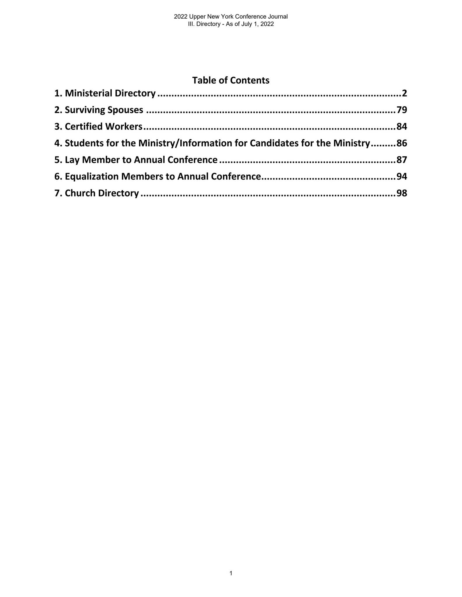 2022 UNY Directory by Upper New York Conference - Issuu