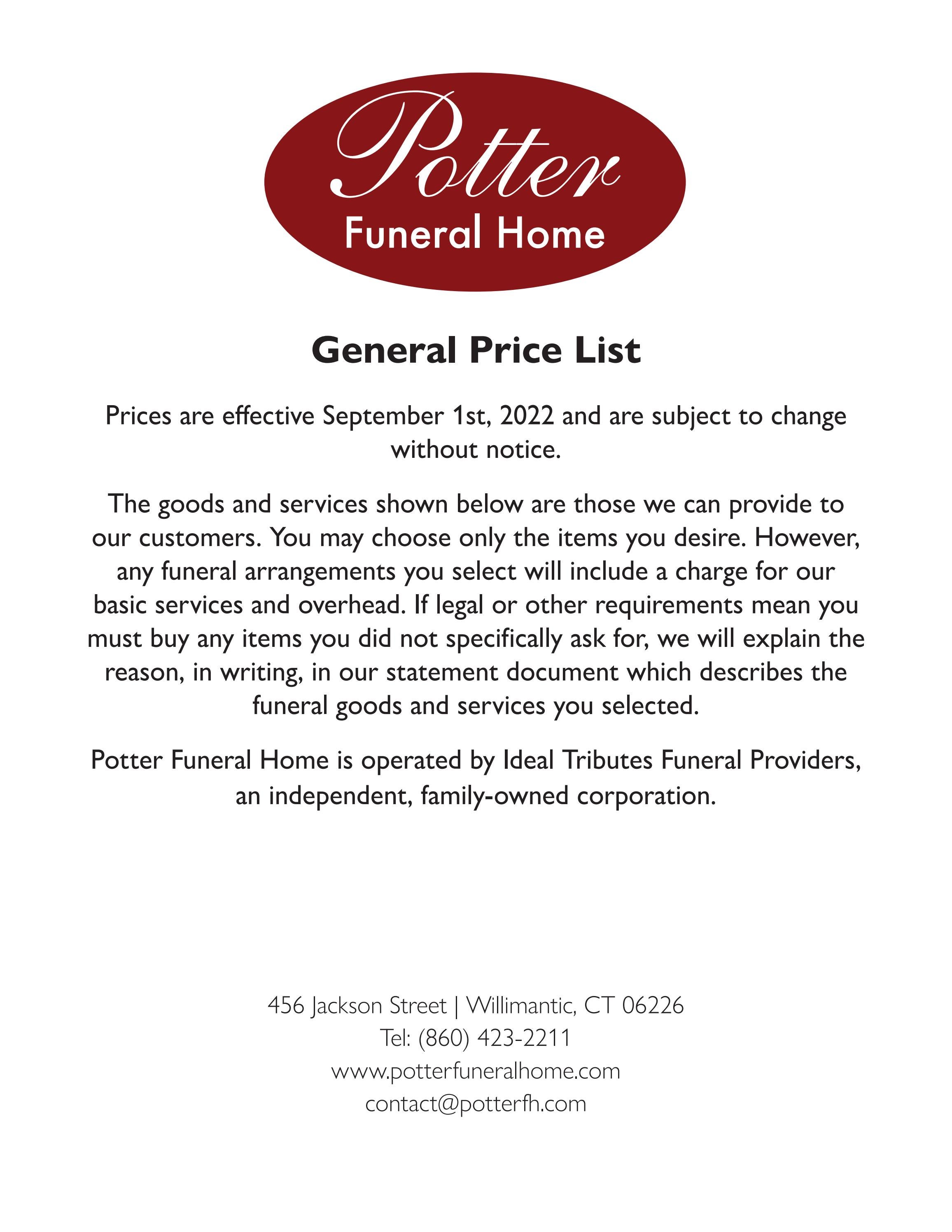 Potter Funeral Home Incsocial Post Detail - ep4gwqa
