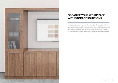 bluespace interiors - Organize Your Workspace with 收纳 Solutions 型录 第 3 页